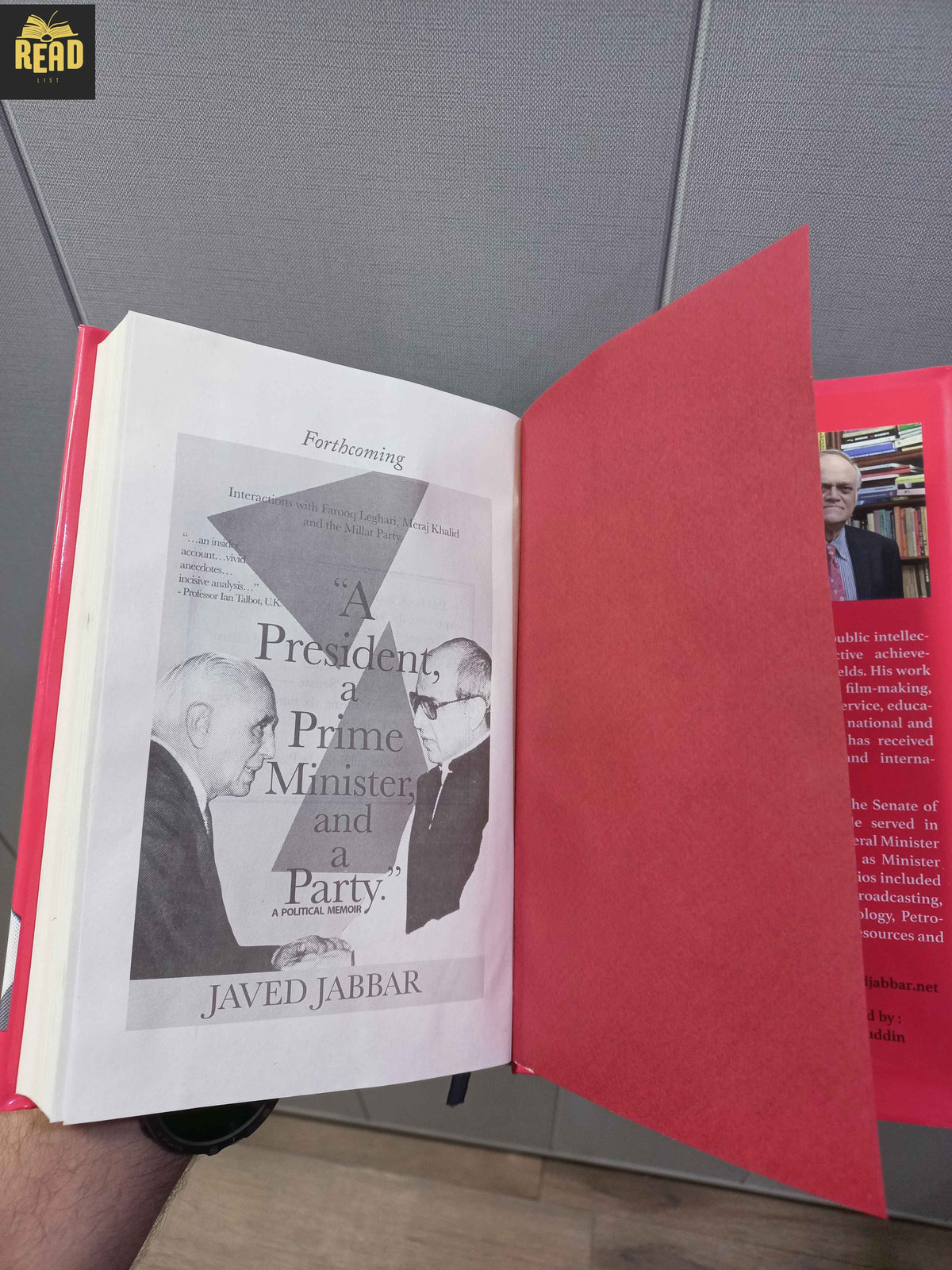 Inside pages of But, Prime Minister A Political Memoir by Javed Jabbar