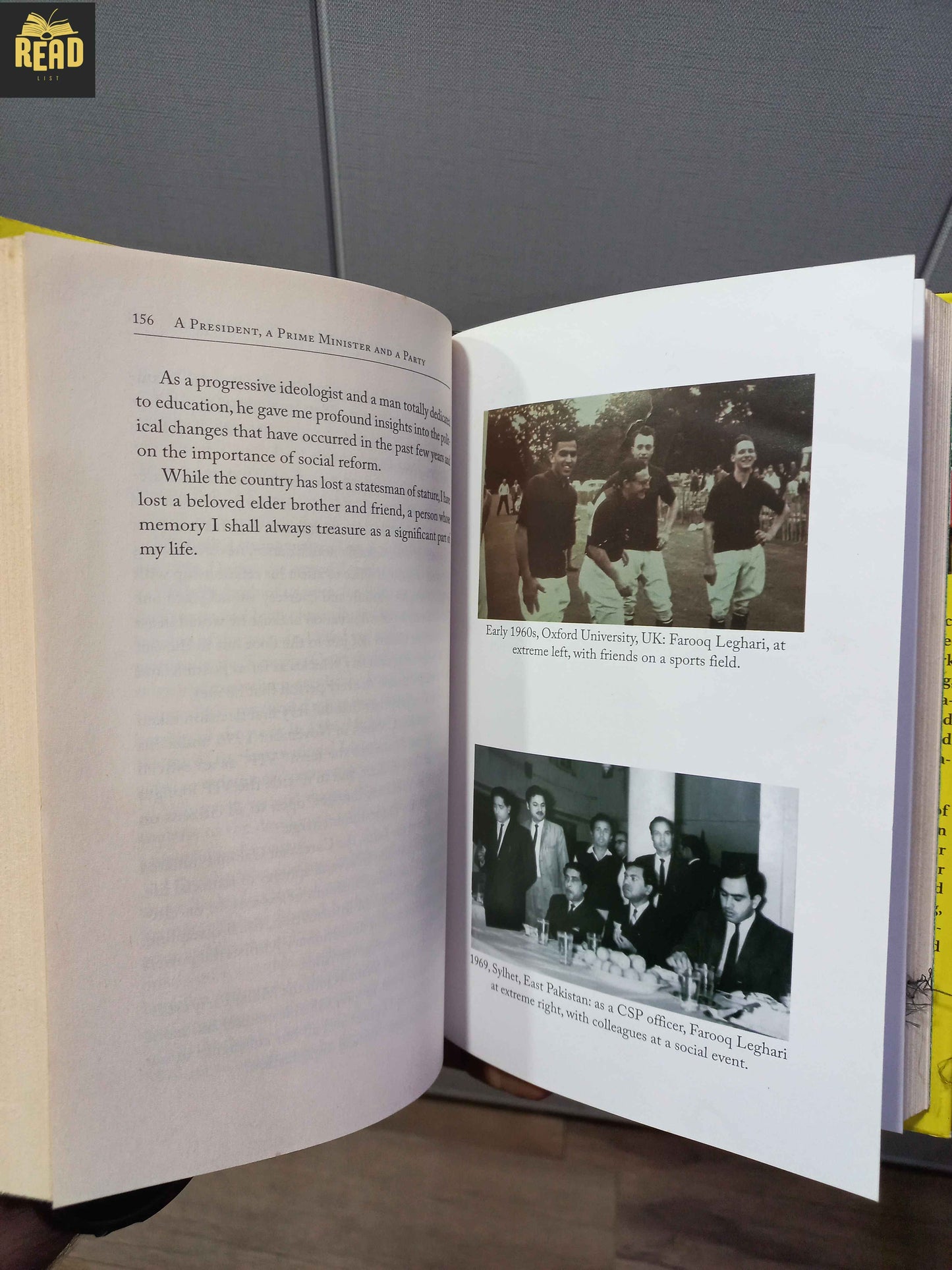 Inside pages of A President, A Prime Minister and A Party by Javed Jabbar