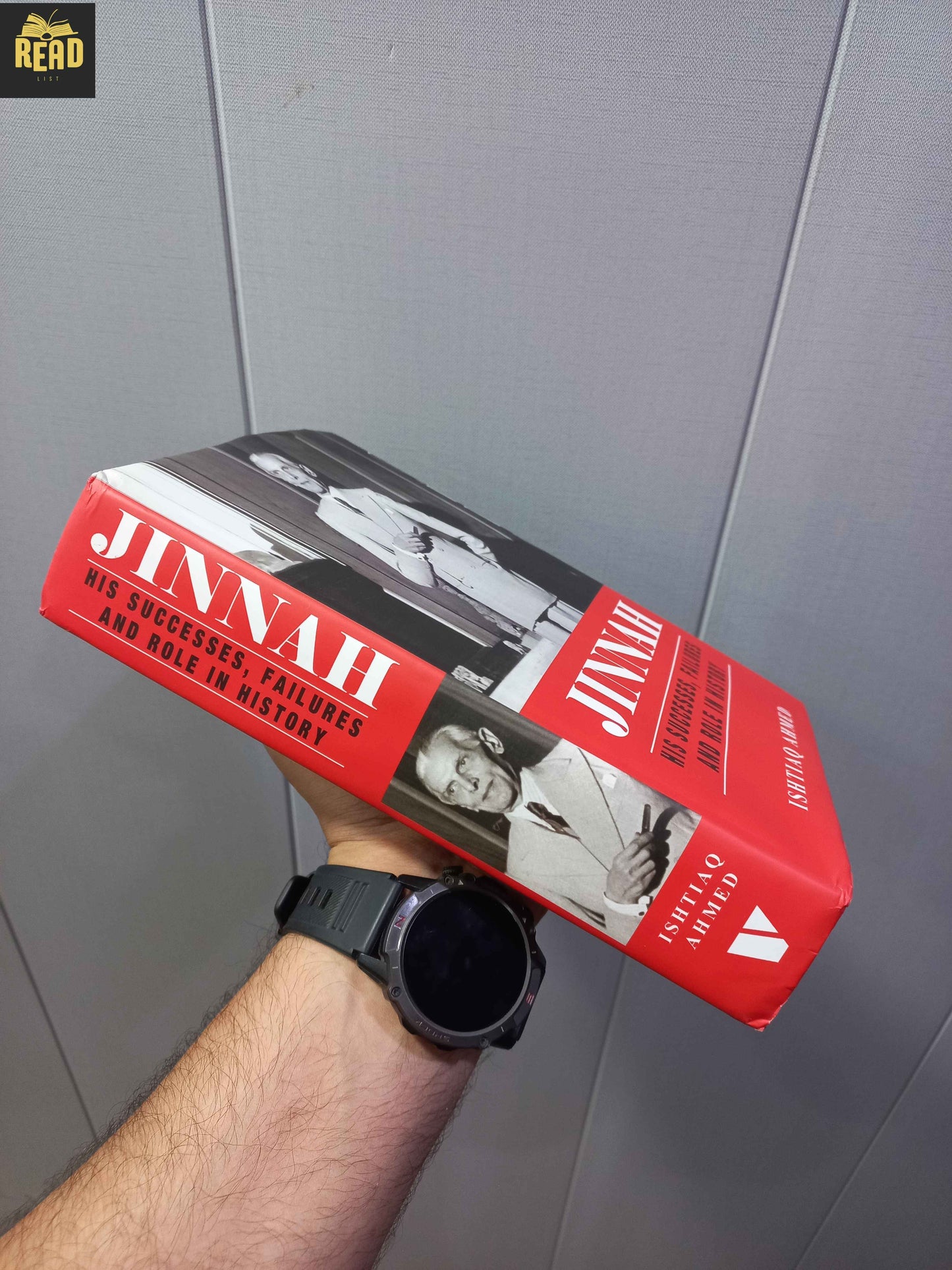 Jinnah His Successes, Failures and Role in History by Ishtiaq Ahmed book spine