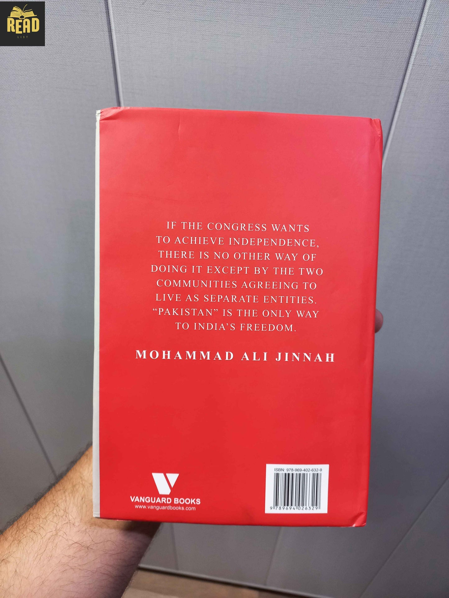 Jinnah His Successes, Failures and Role in History by Ishtiaq Ahmed back cover