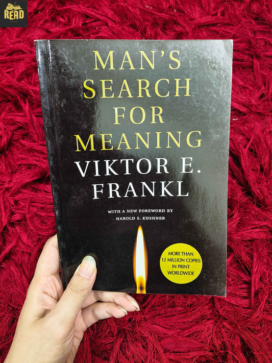 Man's Search for Meaning by Viktor E. Frankl book front cover