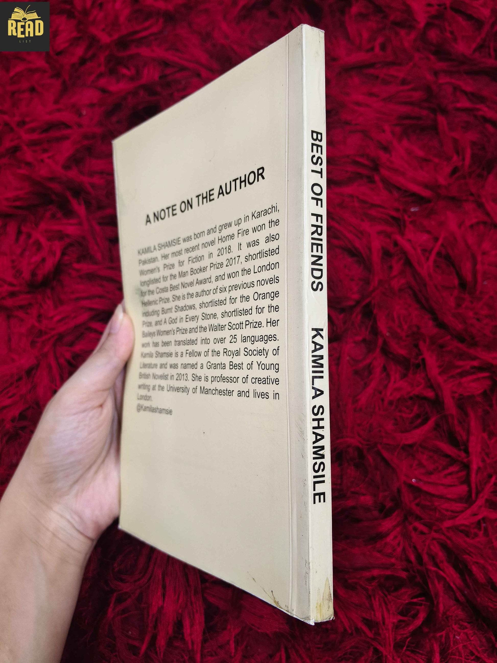 Best of Friends by Kamila Shamsie book spine