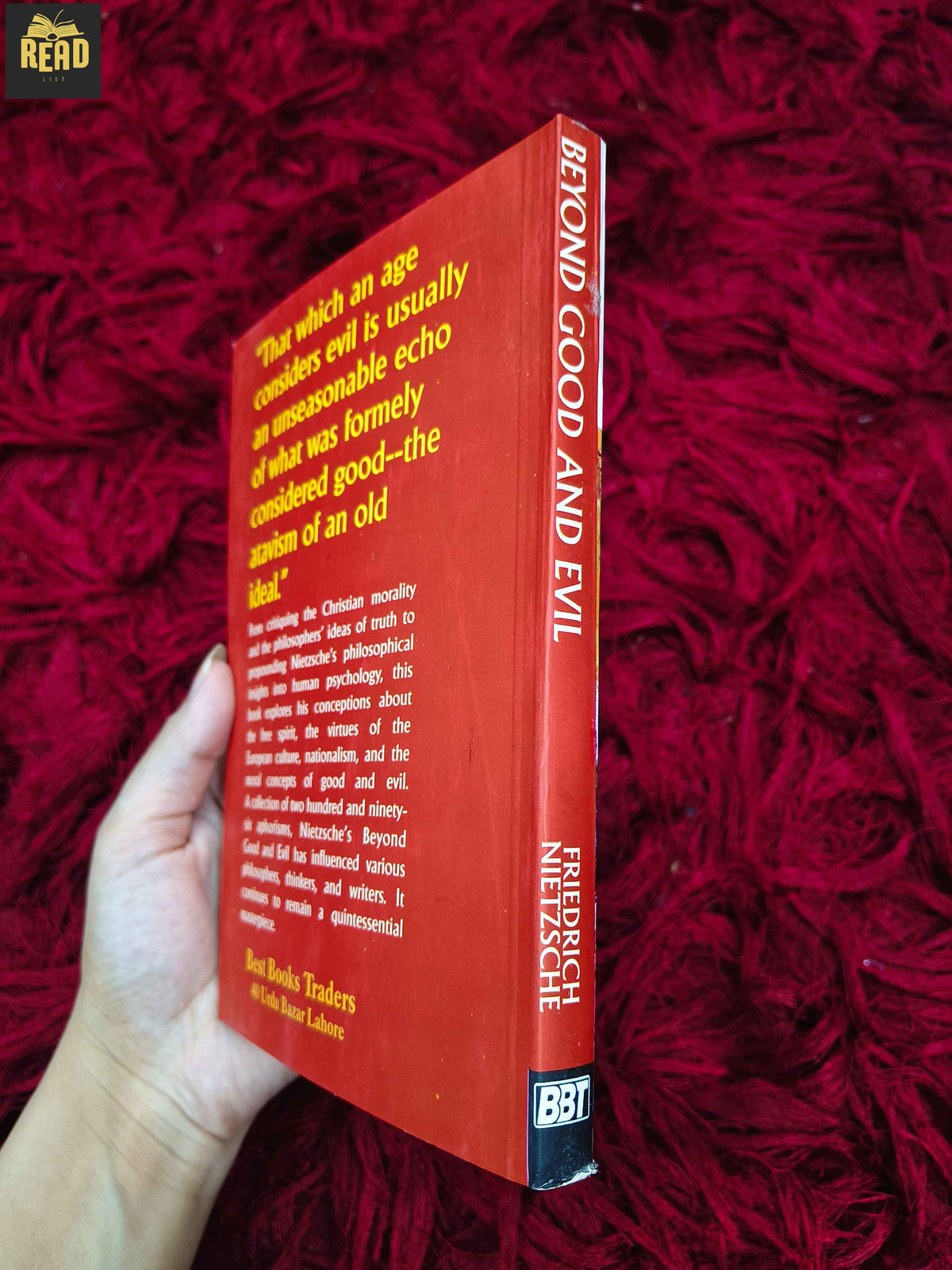 Spine of Beyond Good and Evil by Friedrich Nietzsche