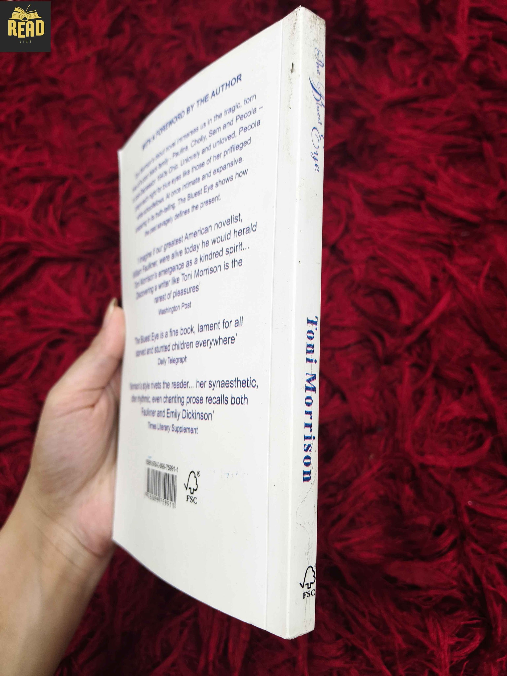 Spine of The Bluest Eye by Toni Morrison