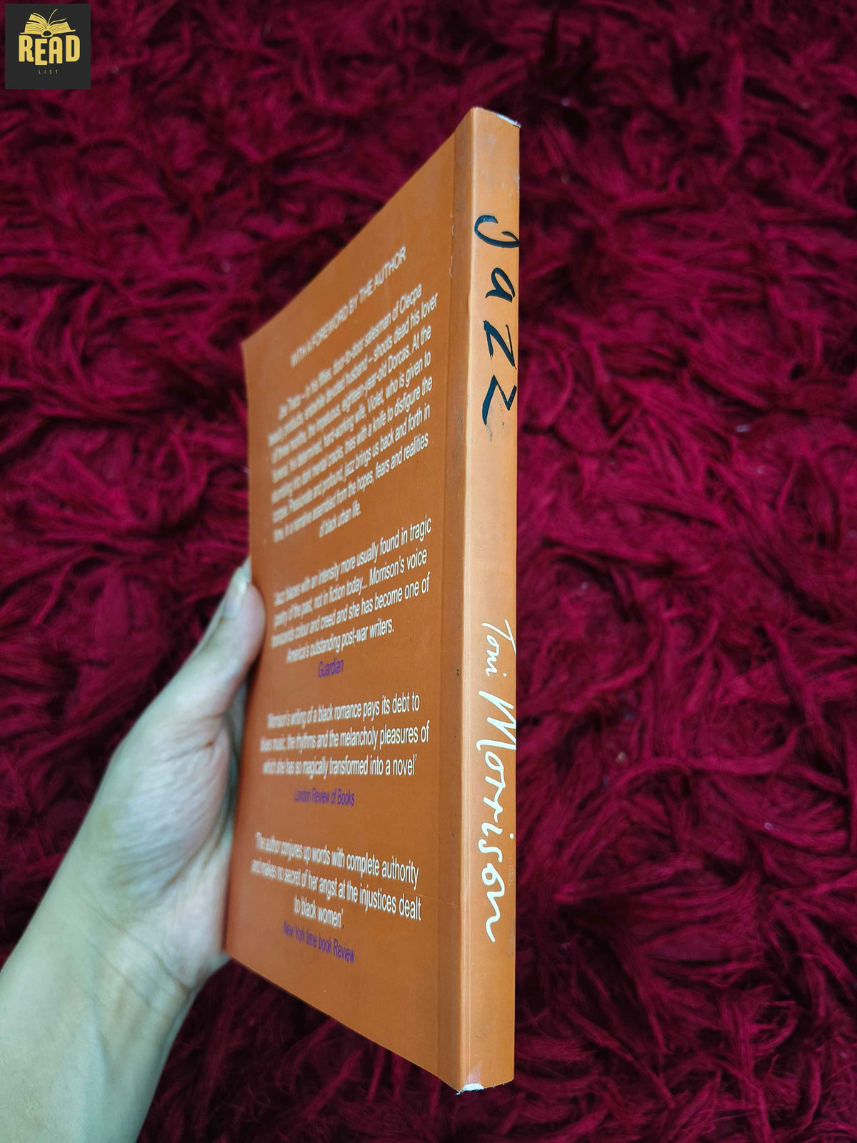 Jazz by Toni Morrison novel spine