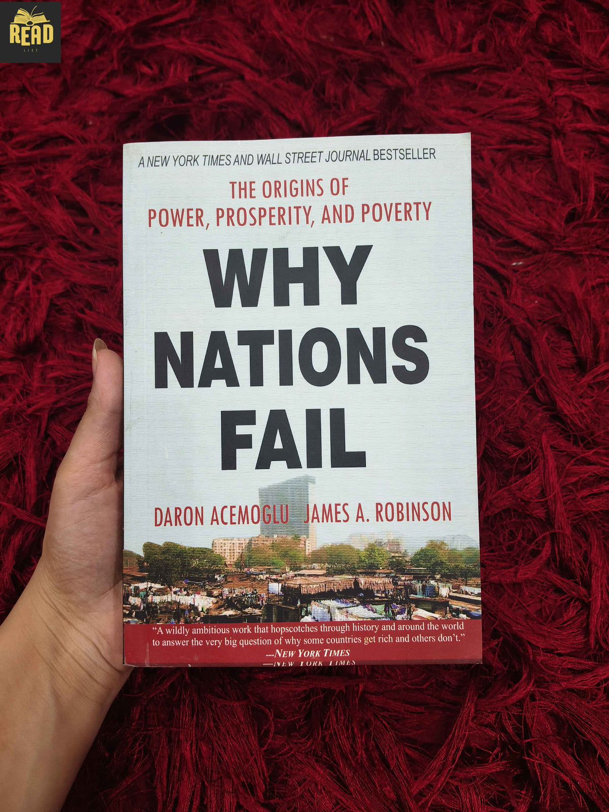 Why Nations Fail by Daron Acemoglu and James Robinson book front cover