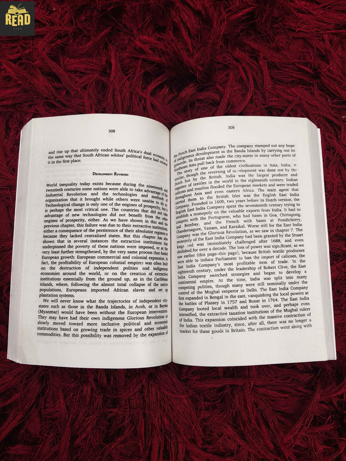 Why Nations Fail by Daron Acemoglu and James Robinson book inside pages