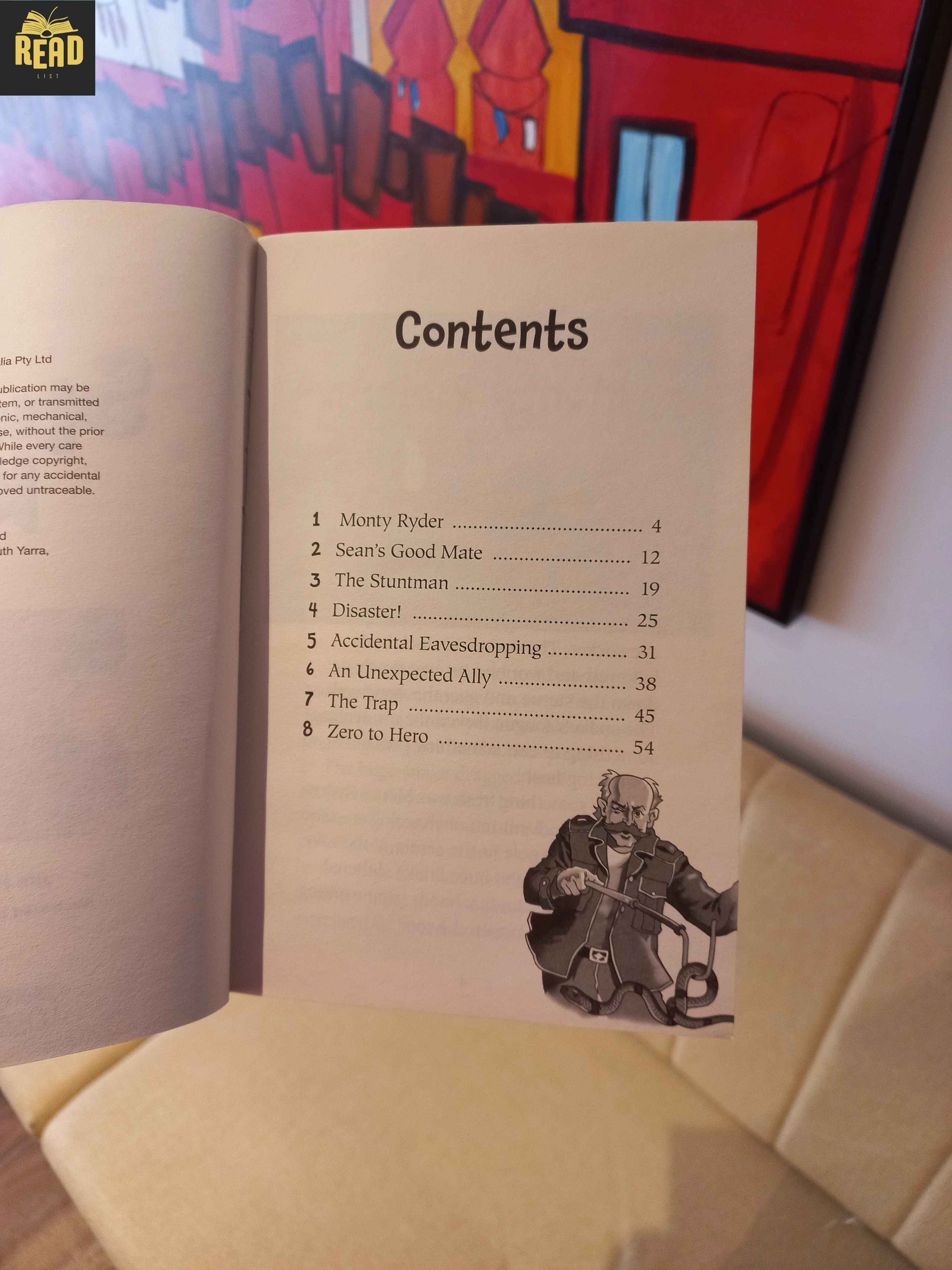 Stunt Kid by Jim Howes children's book inside pages