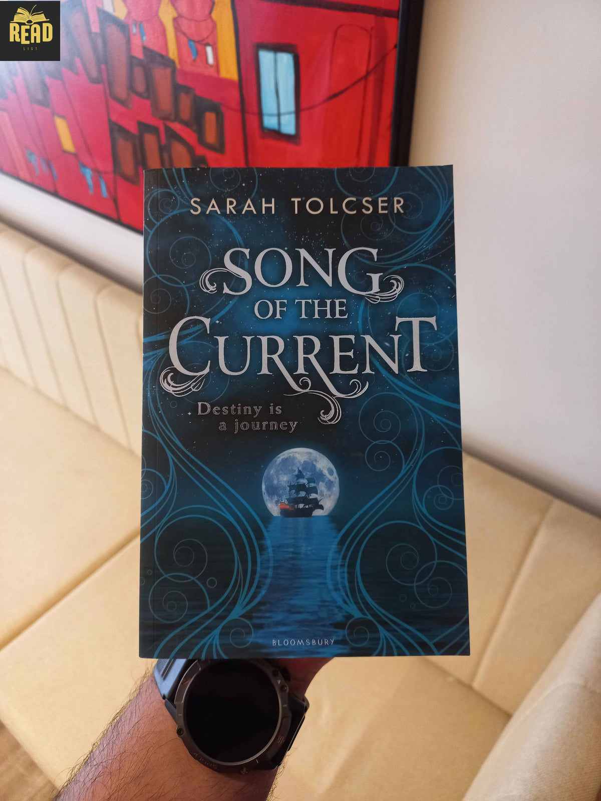 Song of the Current by Sarah Tolcser YA fantasy book front cover