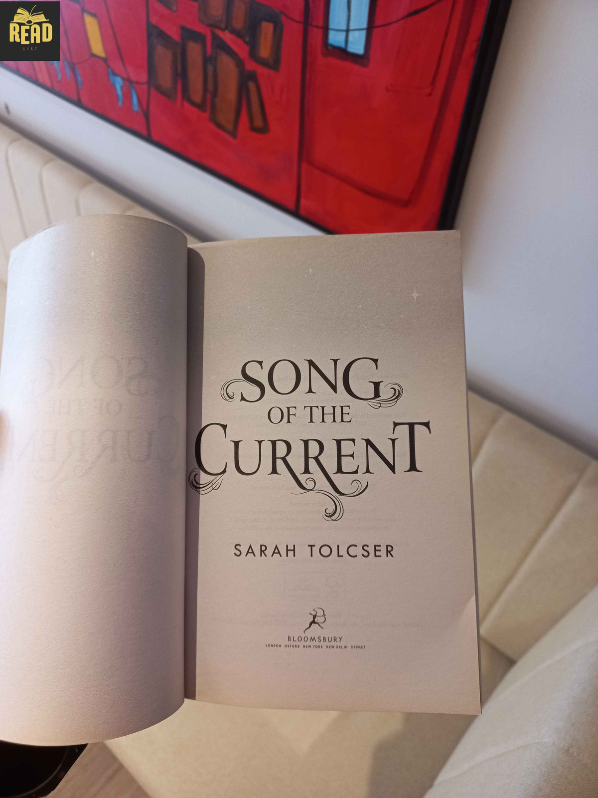 Song of the Current by Sarah Tolcser YA fantasy book inside pages