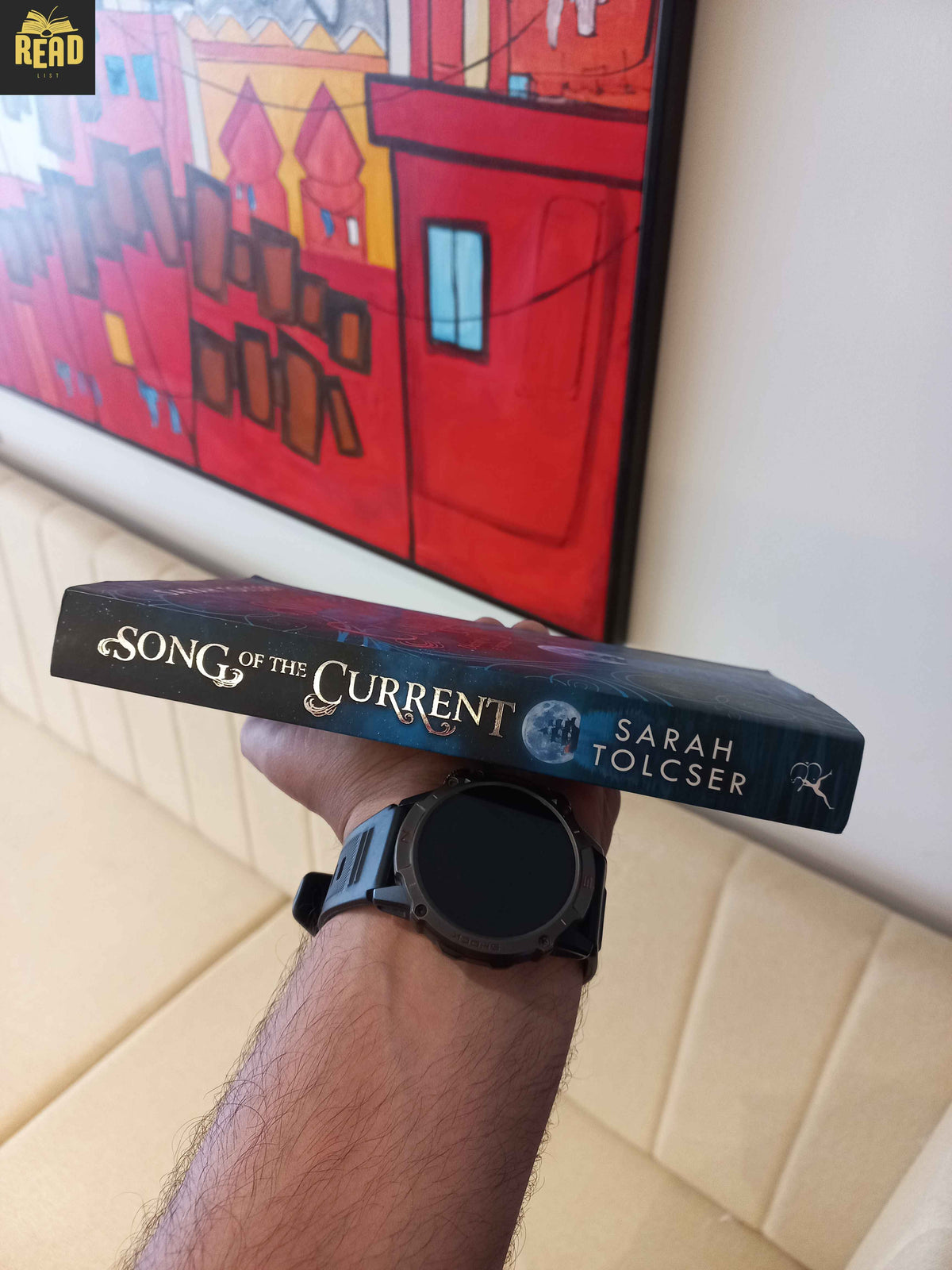 Song of the Current by Sarah Tolcser YA fantasy book spine
