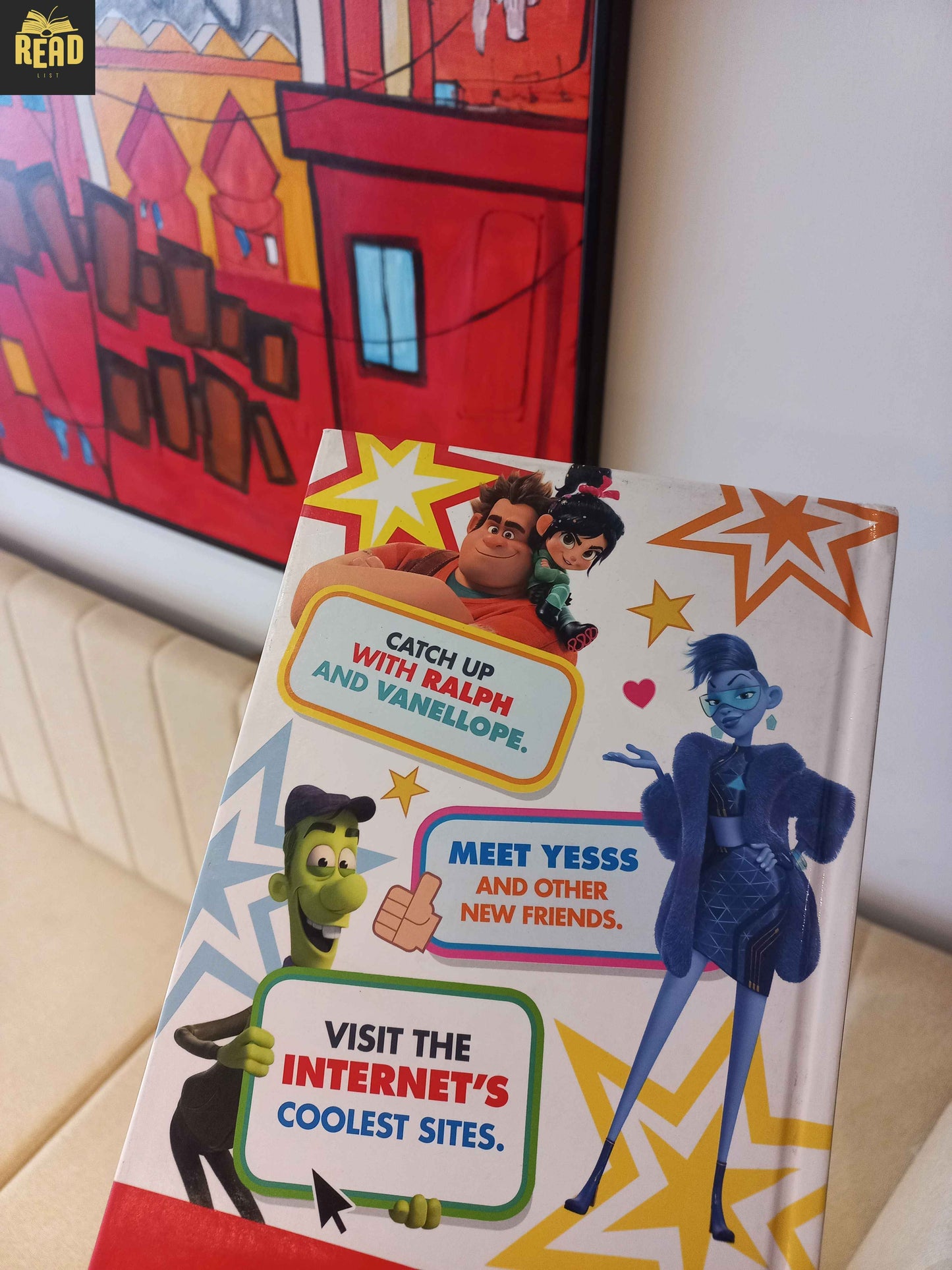 Ralph Breaks the Internet The Official Guide by Matt Jones Disney book back cover