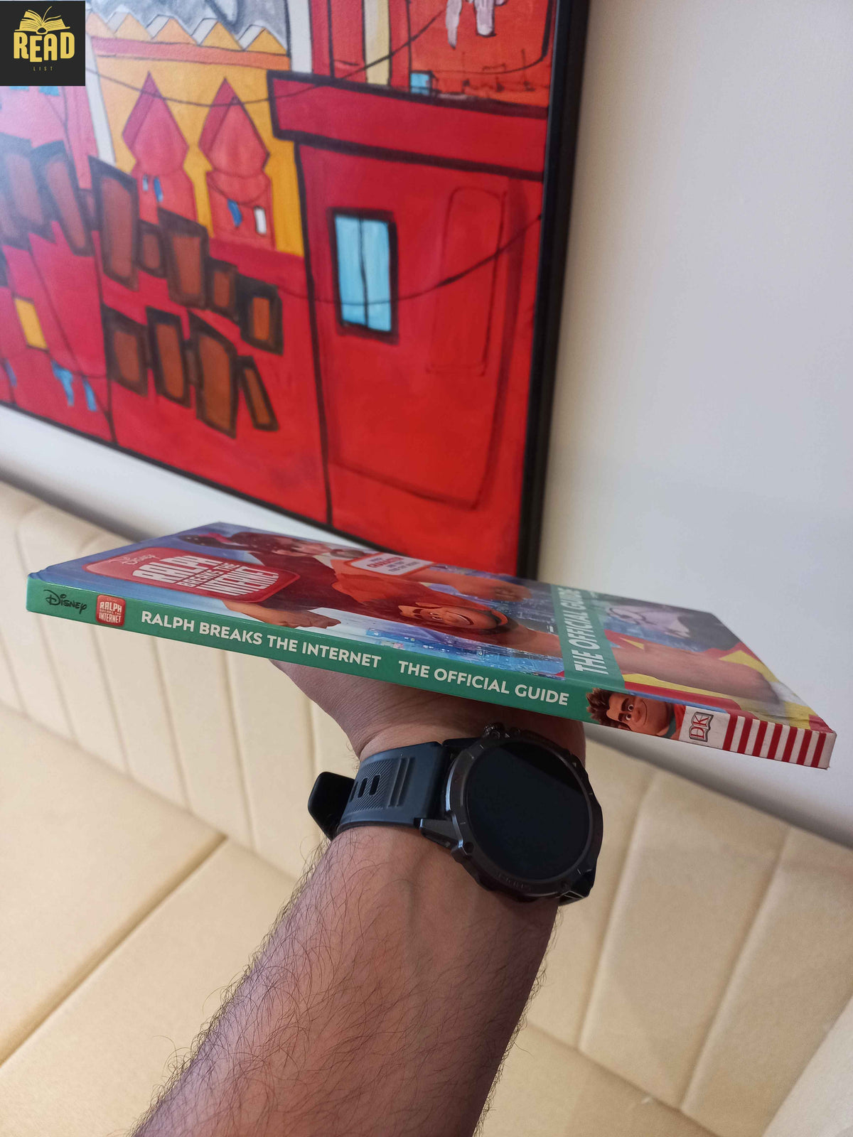 Ralph Breaks the Internet The Official Guide Disney book spine
