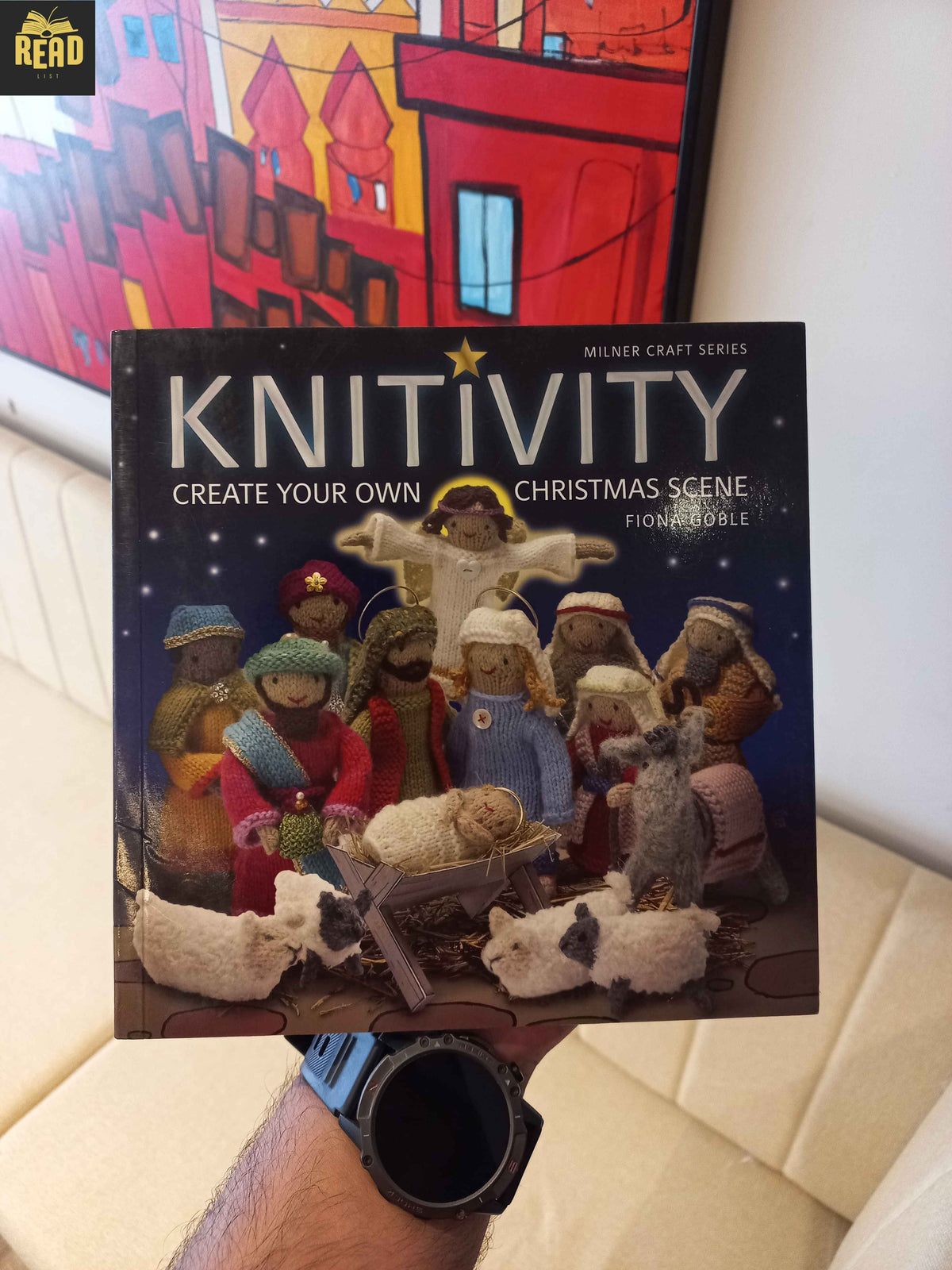 Knitivity Create Your Own Christmas Scene kids activity book front cover