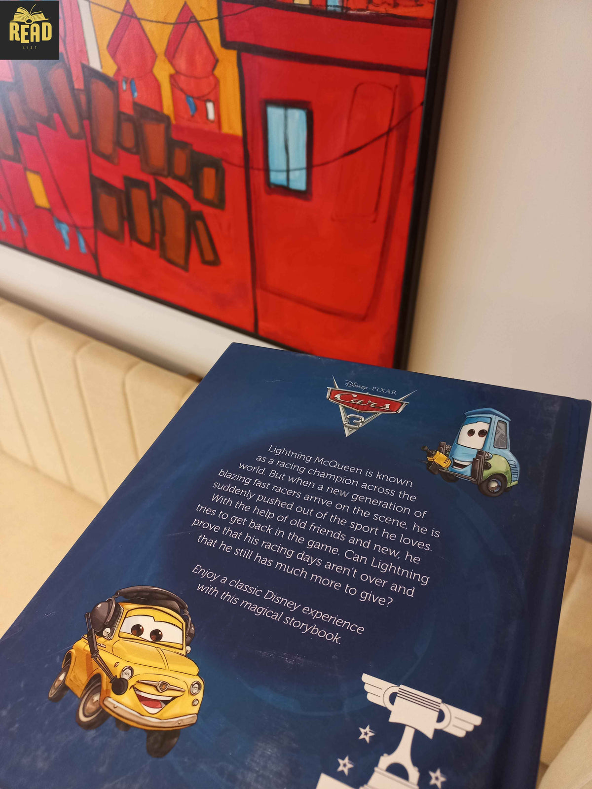 Disney Pixar Cars Magical Story children's book back cover