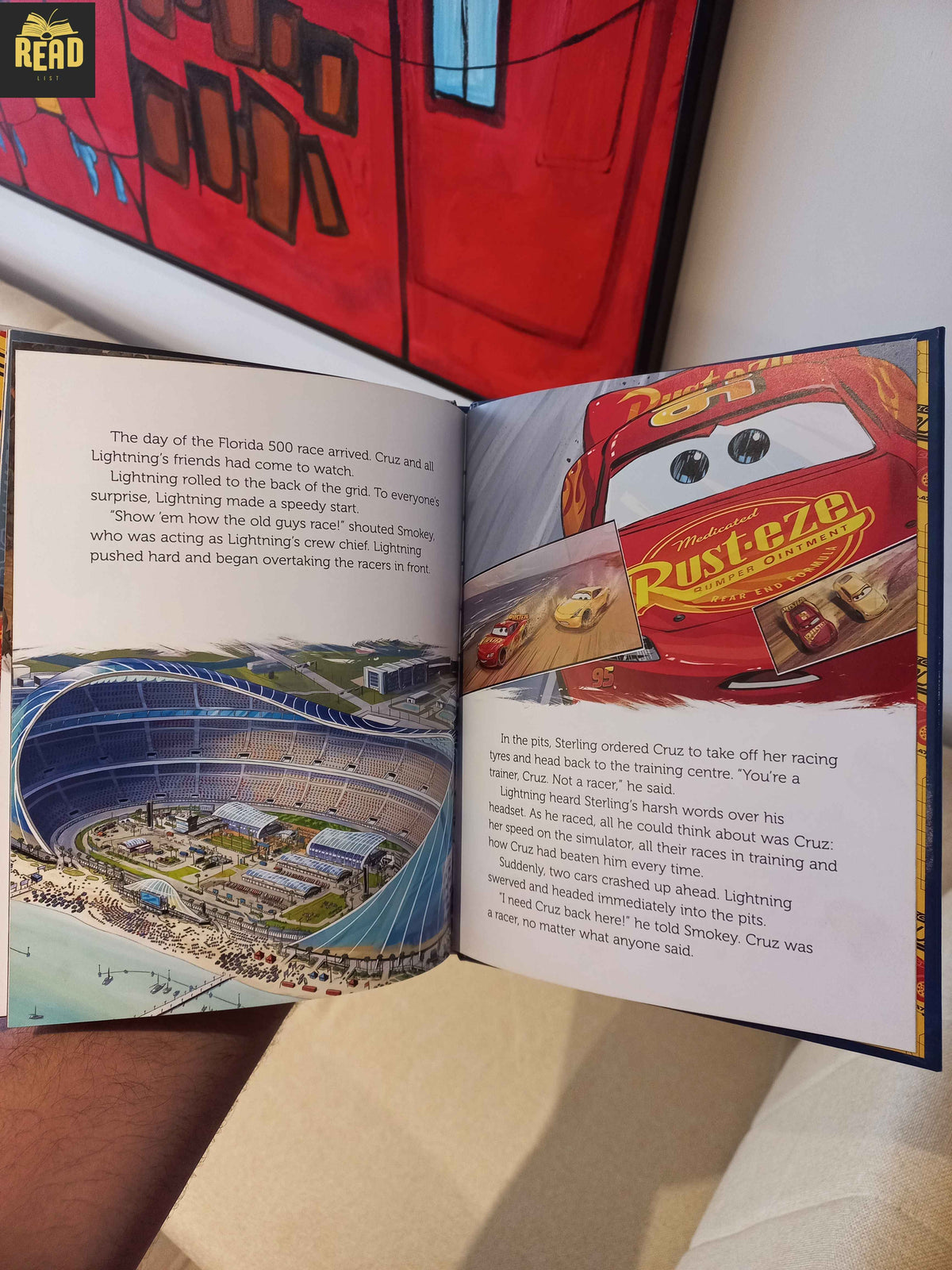 Disney Pixar Cars Magical Story children's book inside pages