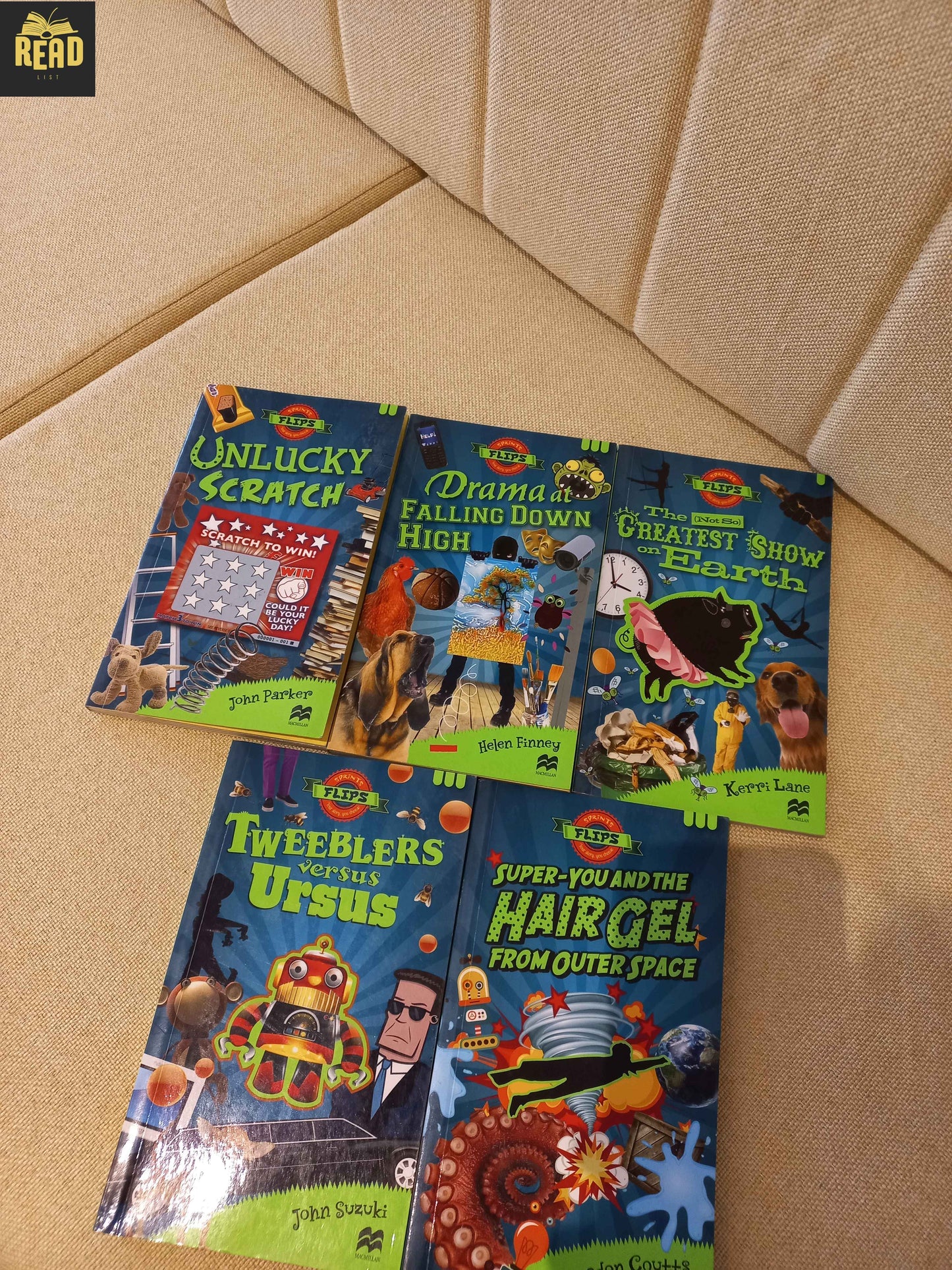 Sprints Flips 5 book pack interactive children's adventure books front covers