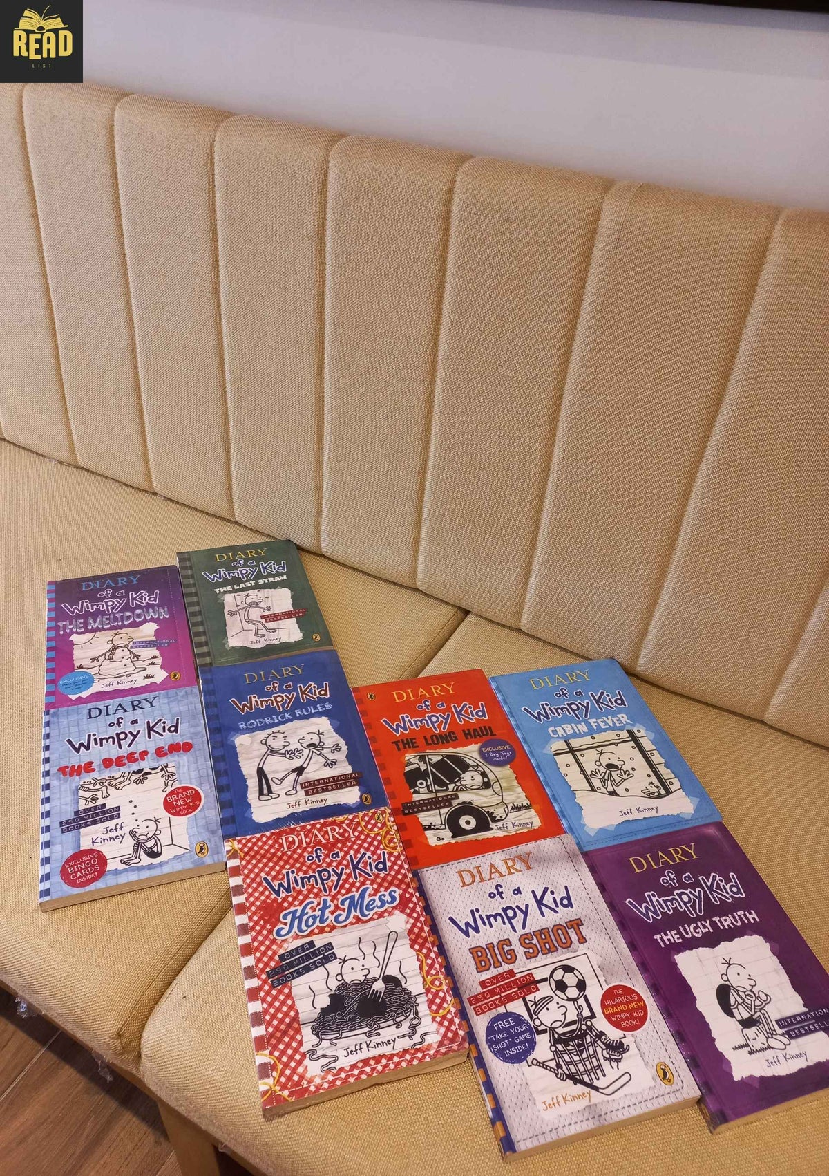 Diary of a Wimpy Kid 9 book collection box set by Jeff Kinney front cover