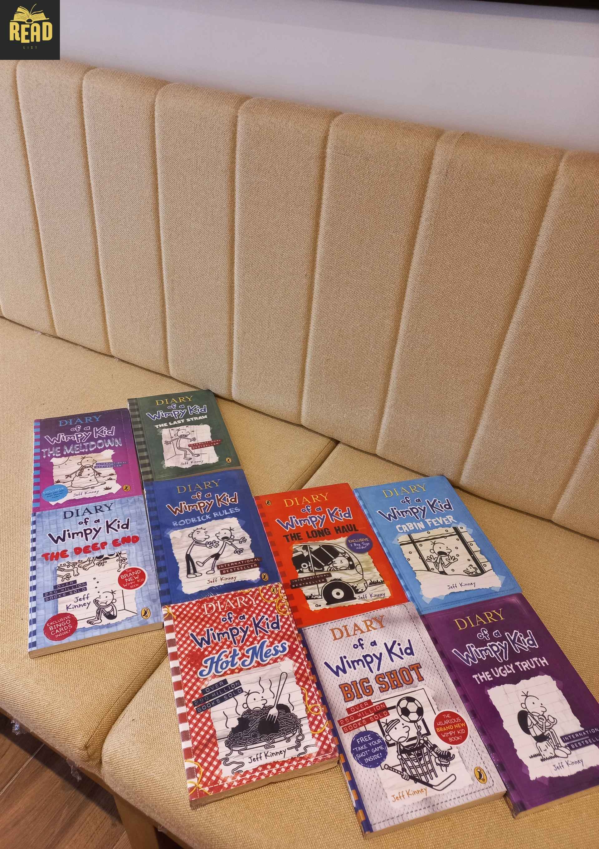 Diary of a Wimpy Kid 9 book collection box set by Jeff Kinney front cover