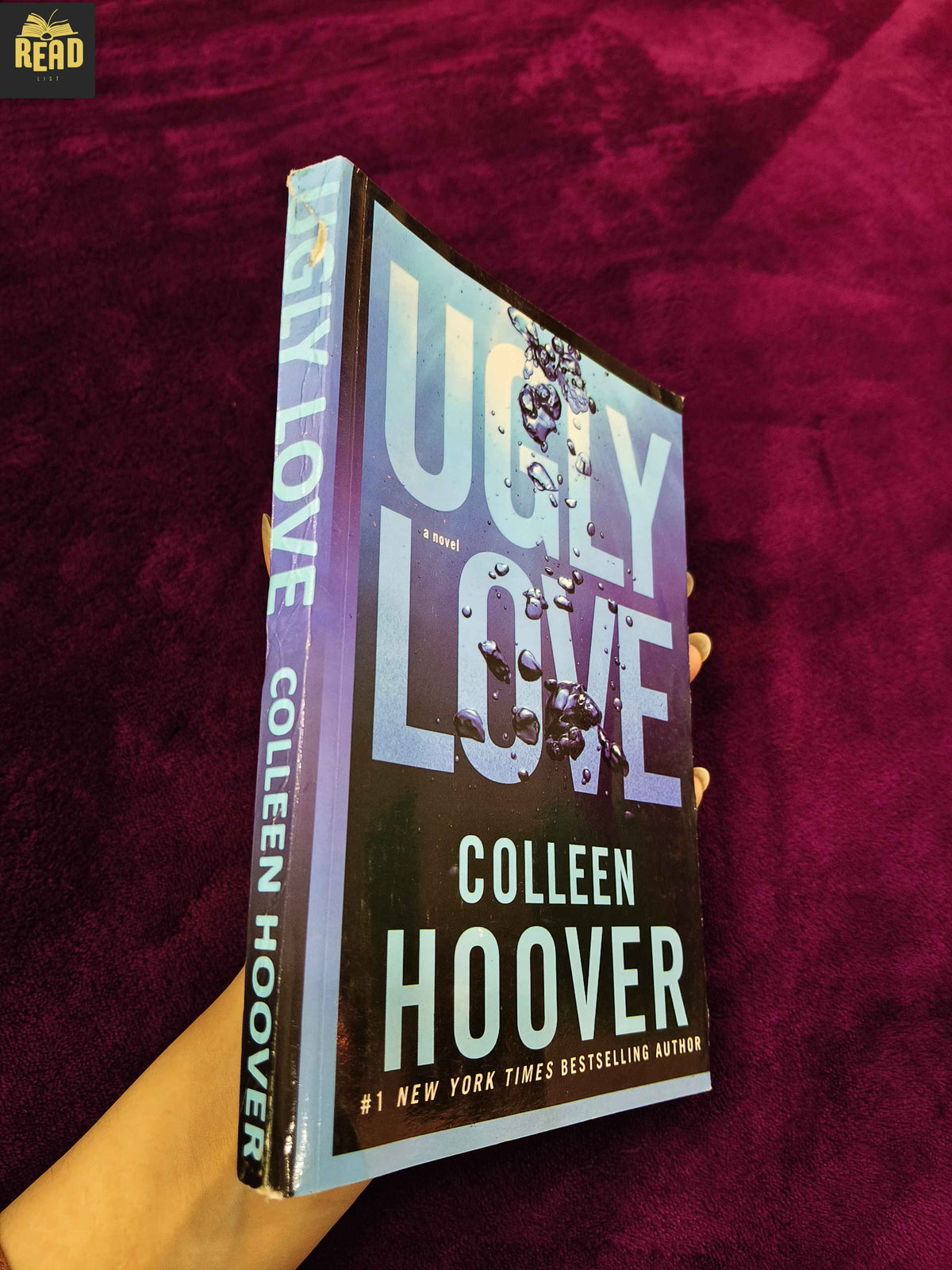 Ugly Love by Colleen Hoover romance novel spine