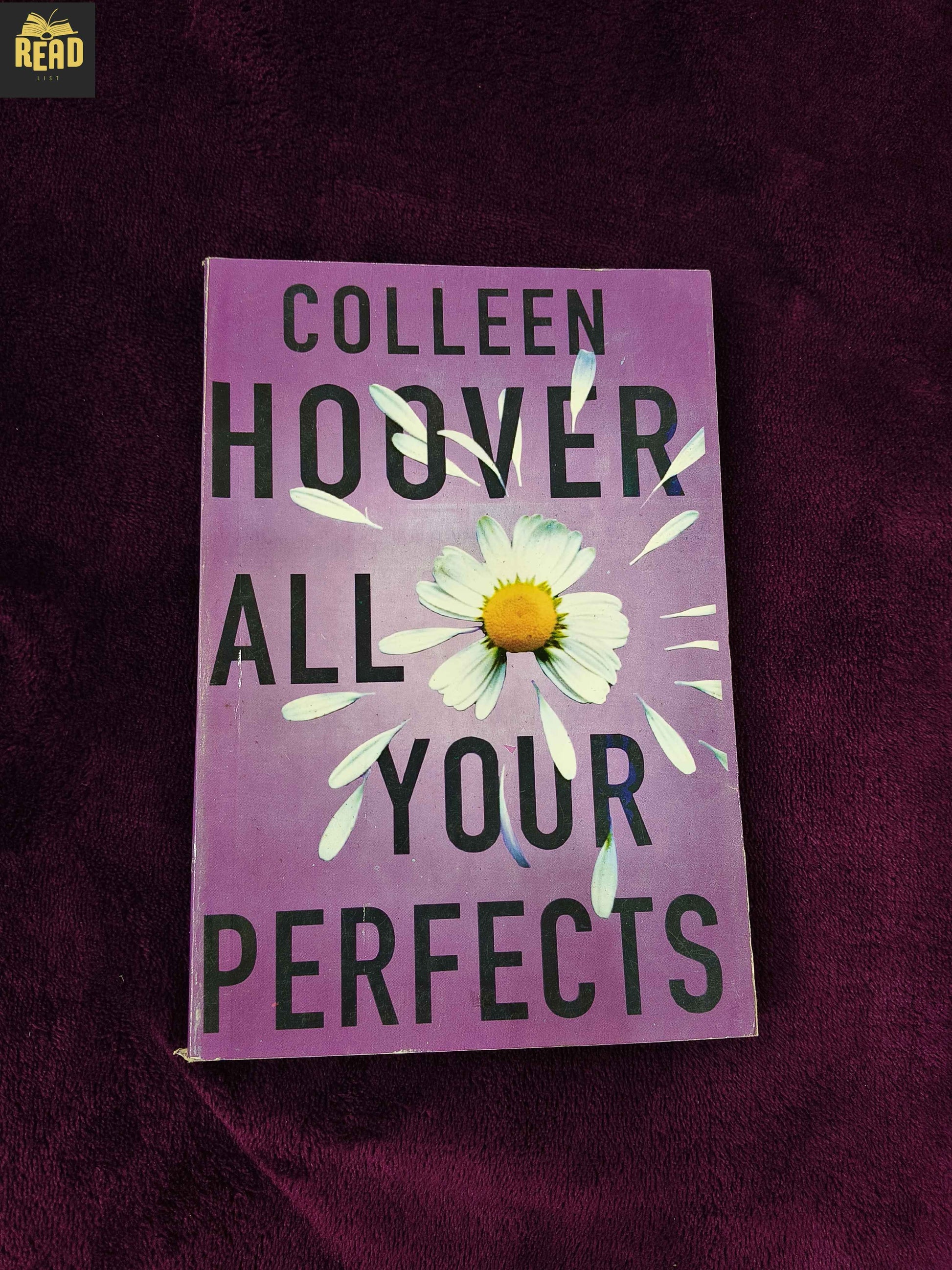All Your Perfects by Colleen Hoover romance novel front cover