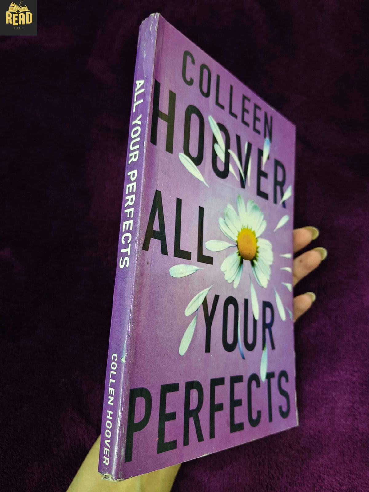All Your Perfects by Colleen Hoover romance novel spine