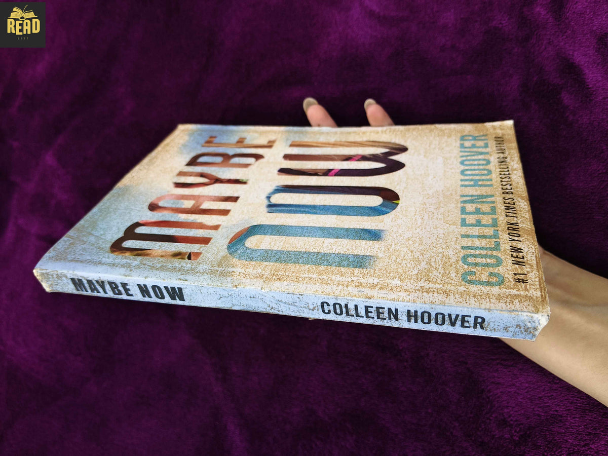Maybe Now by Colleen Hoover romance novel spine