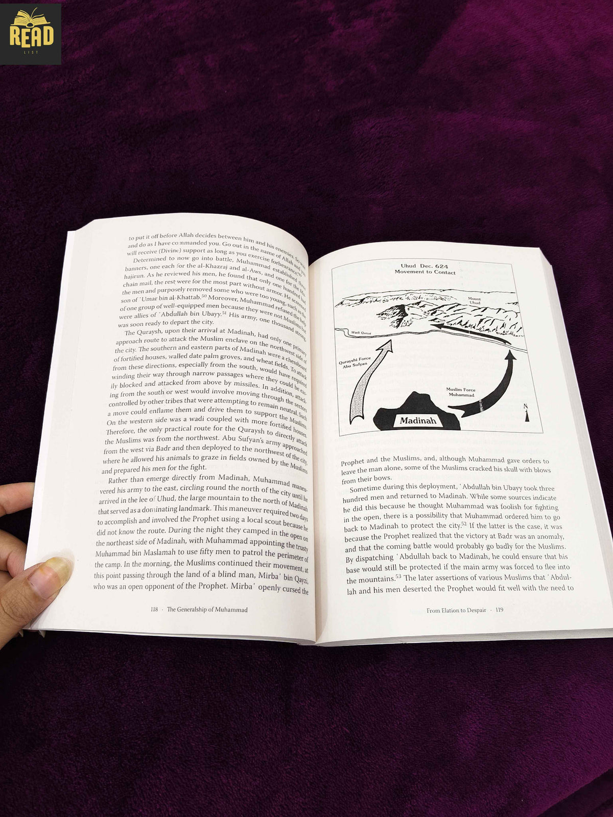 The Generalship of Muhammad by Russ Rodgers Islamic history book inside pages