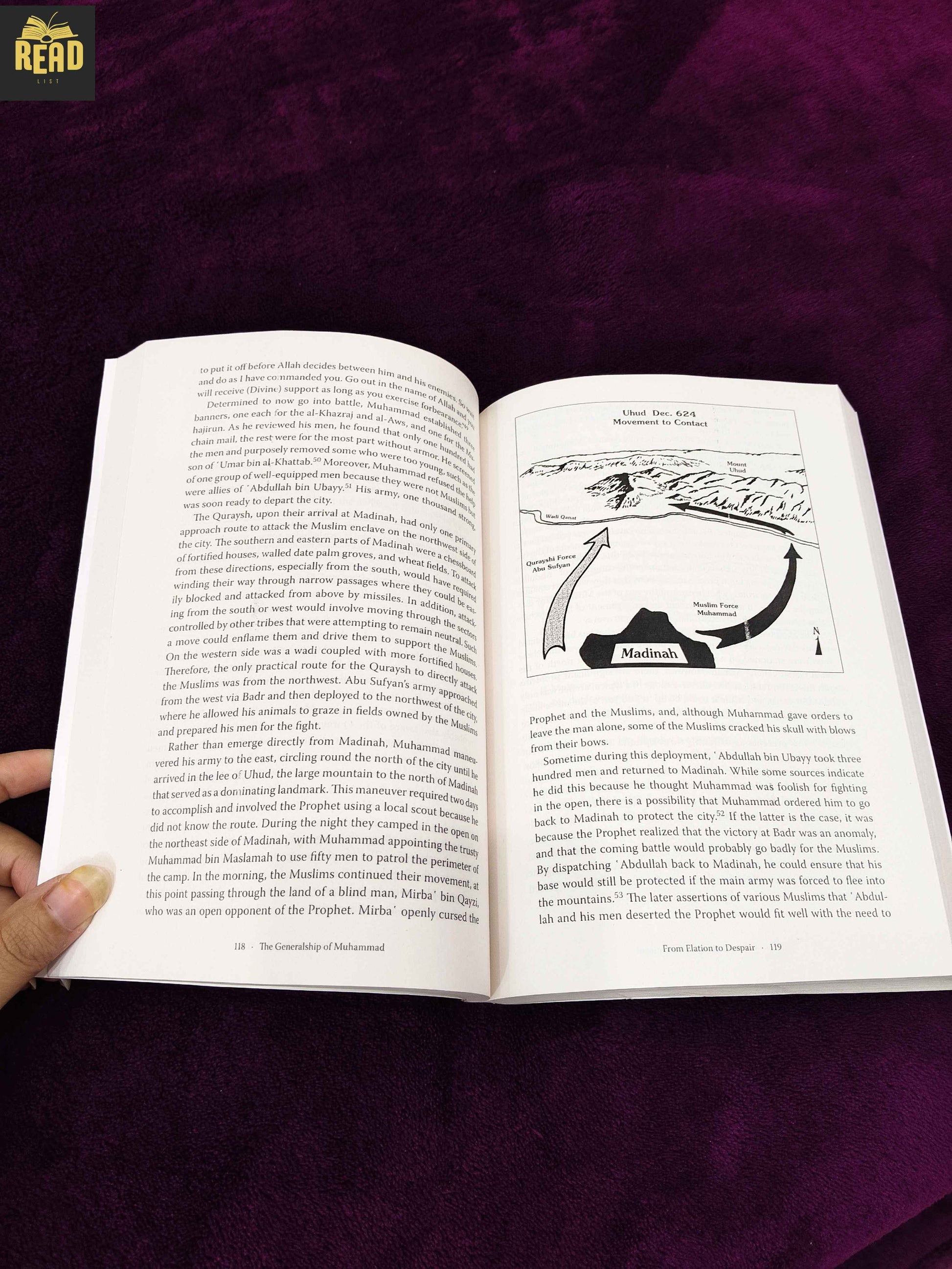 The Generalship of Muhammad by Russ Rodgers Islamic history book inside pages