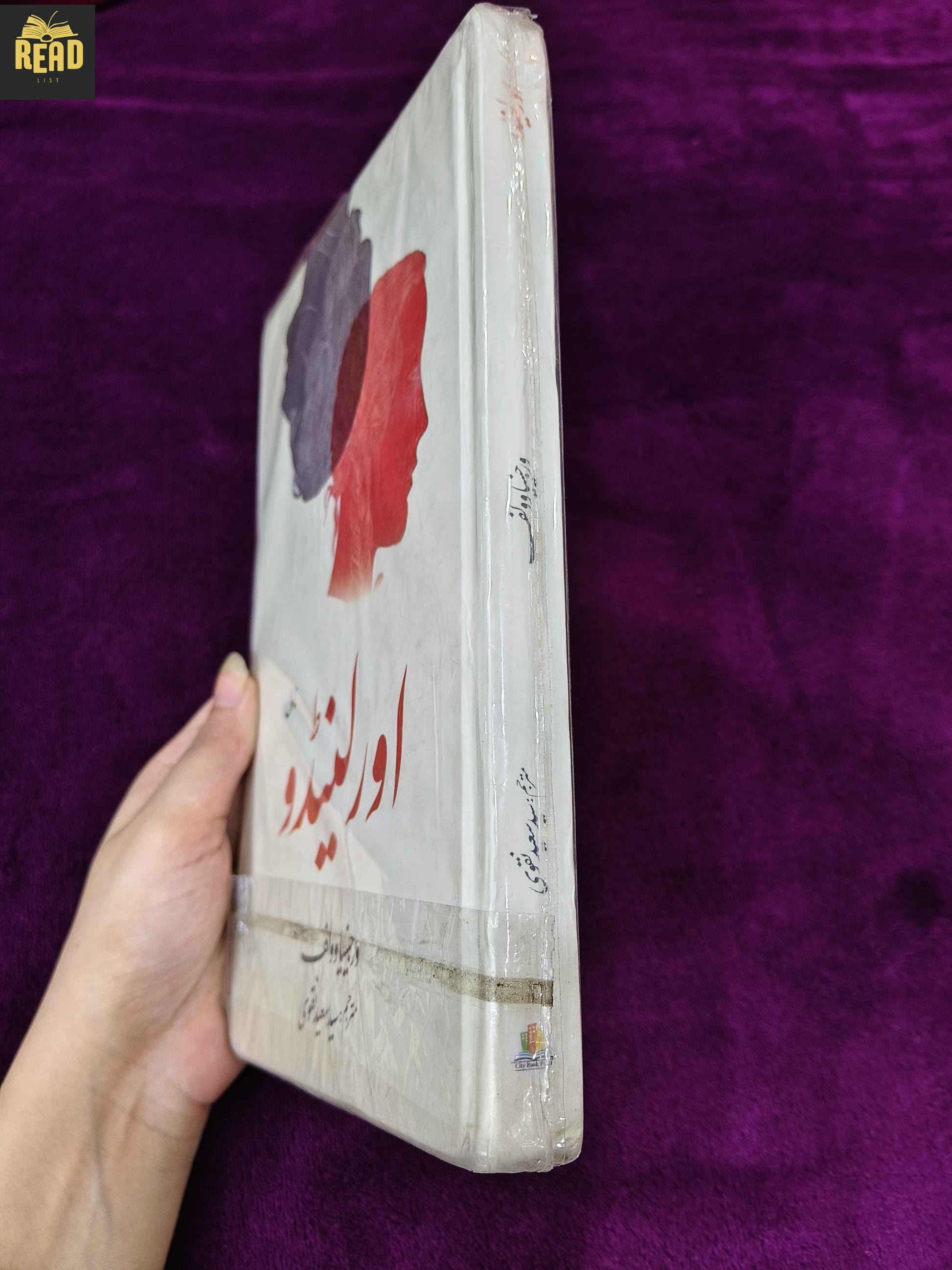 Orlando by Virginia Woolf Urdu book spine