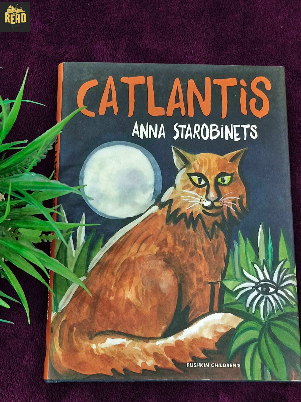 Catlantis by Anna Starobinets children's fantasy book front cover
