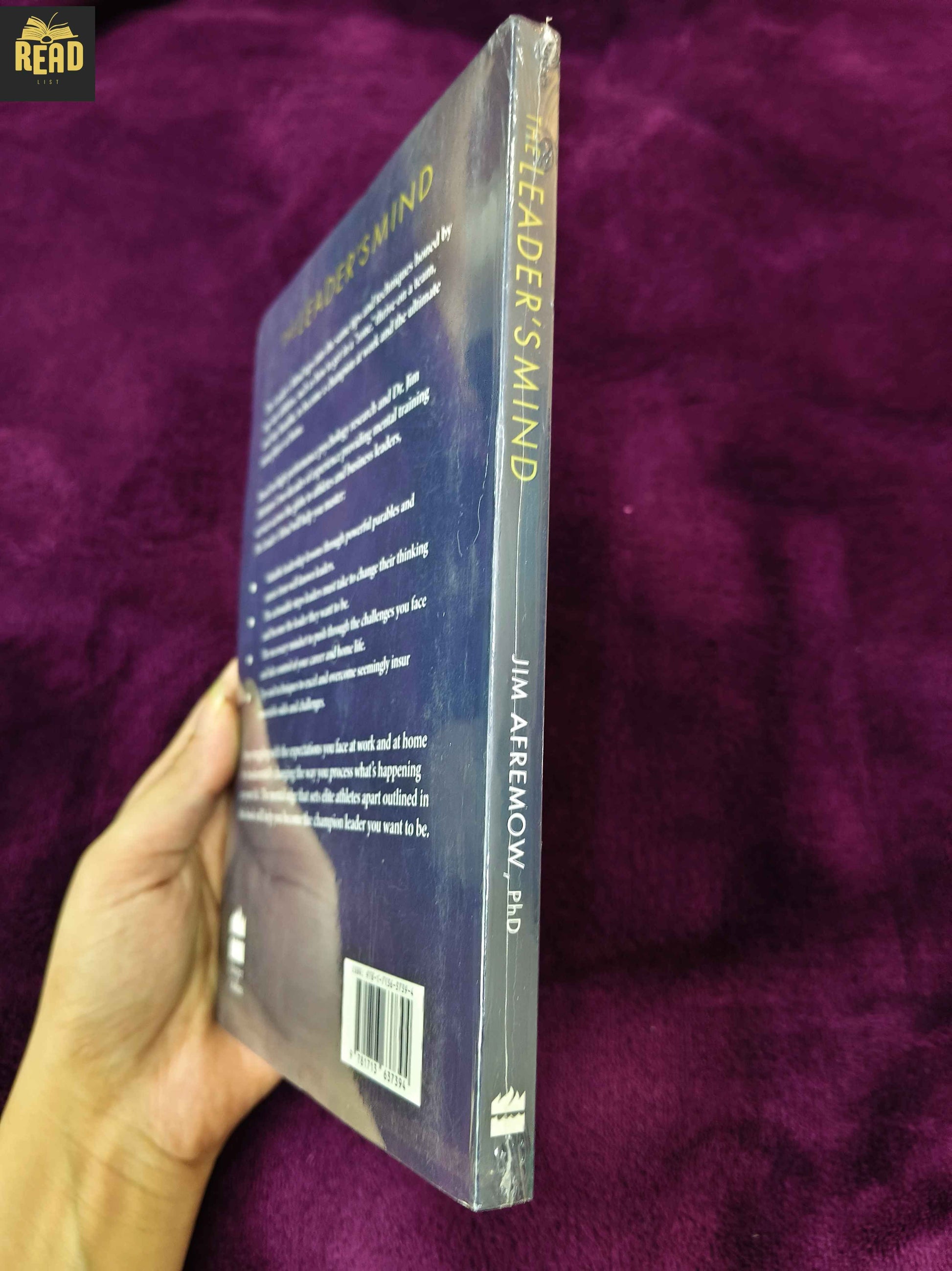 The Leader's Mind by Jim Afremow book spine