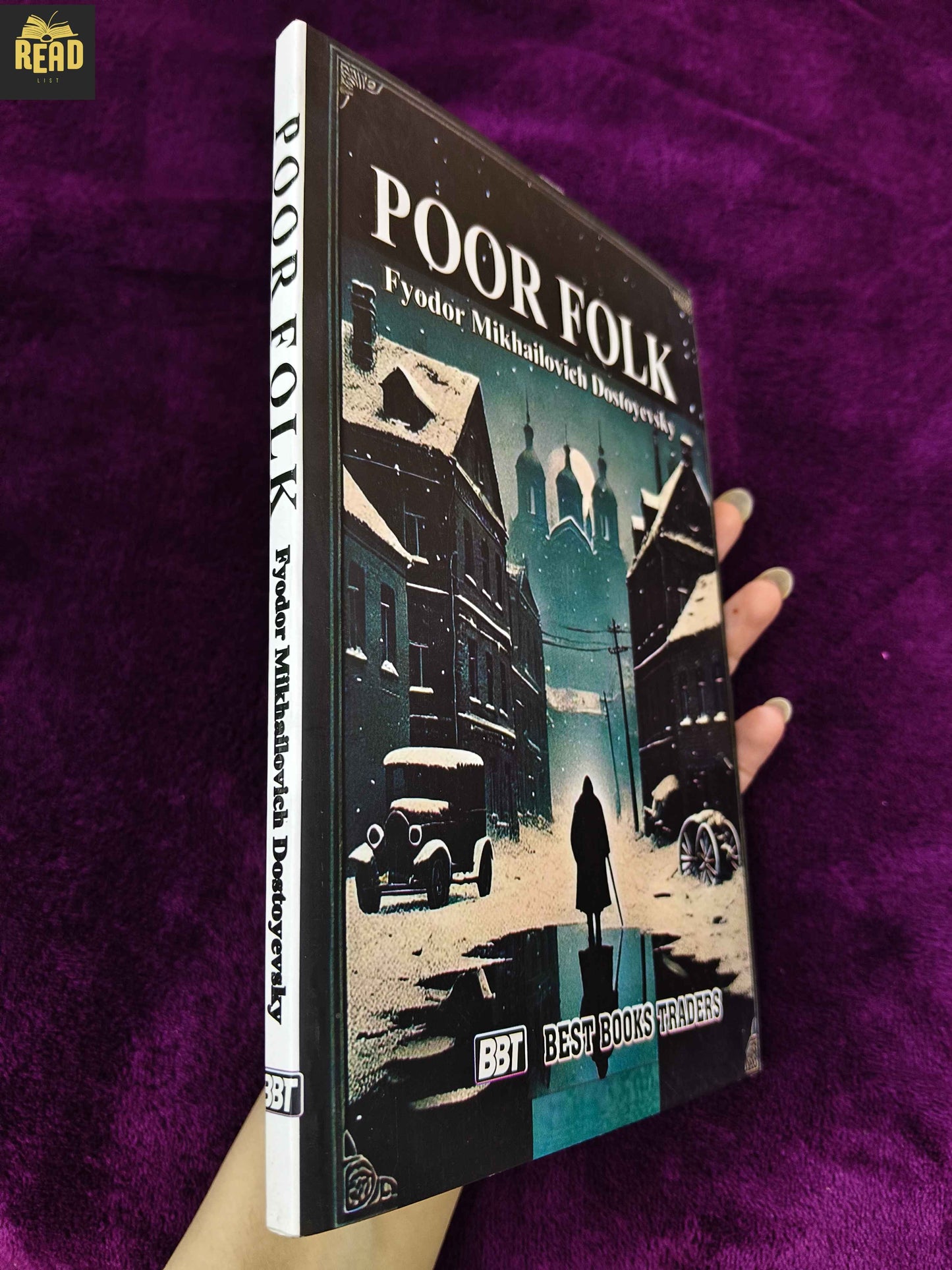 Poor Folk by Fyodor Dostoevsky book spine