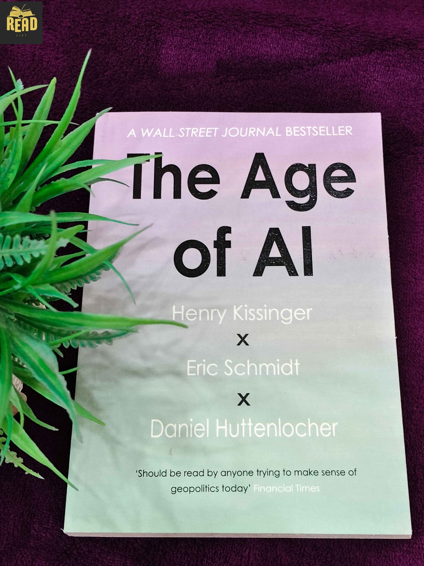 The Age of AI by Henry Kissinger Eric Schmidt Daniel Huttenlocher book front cover