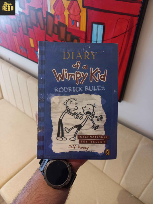 Diary of a Wimpy Kid Rodrick Rules by Jeff Kinney book front cover