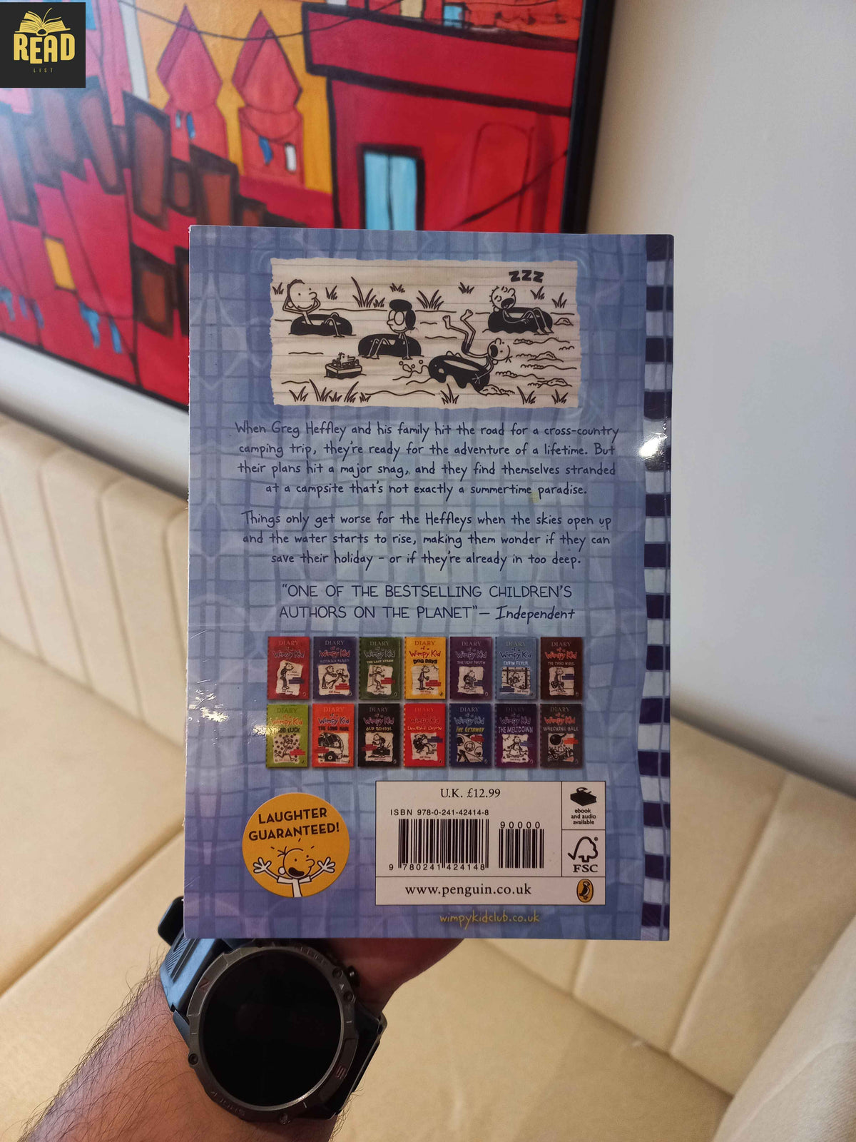 Diary of a Wimpy Kid The Deep End by Jeff Kinney back cover