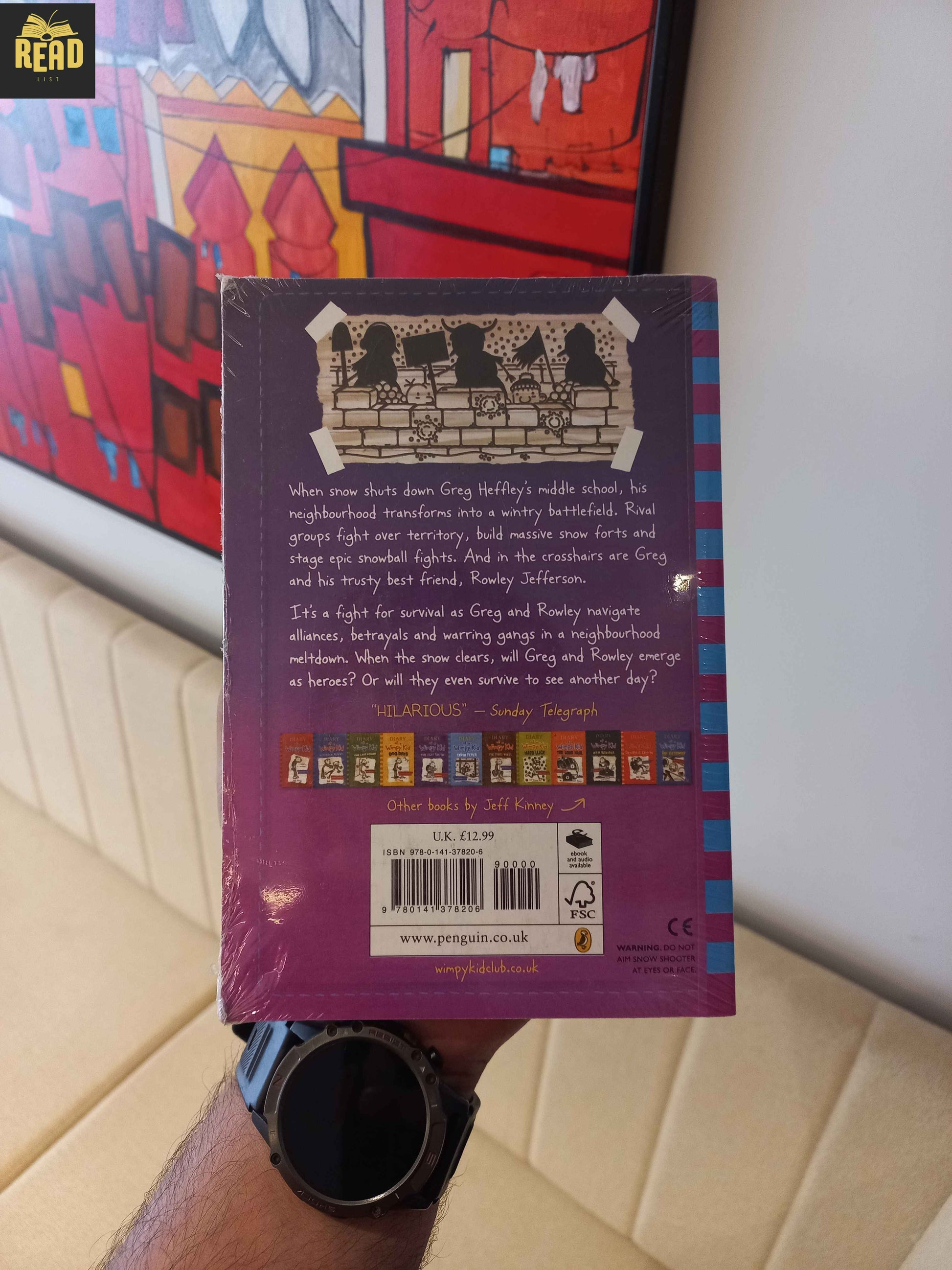 Diary of a Wimpy Kid The Meltdown by Jeff Kinney back cover