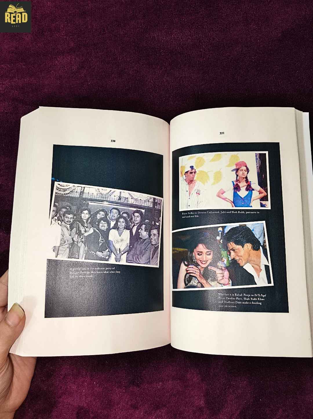 Shah Rukh Khan Legend Icon Star by Mohar Basu book inside pages