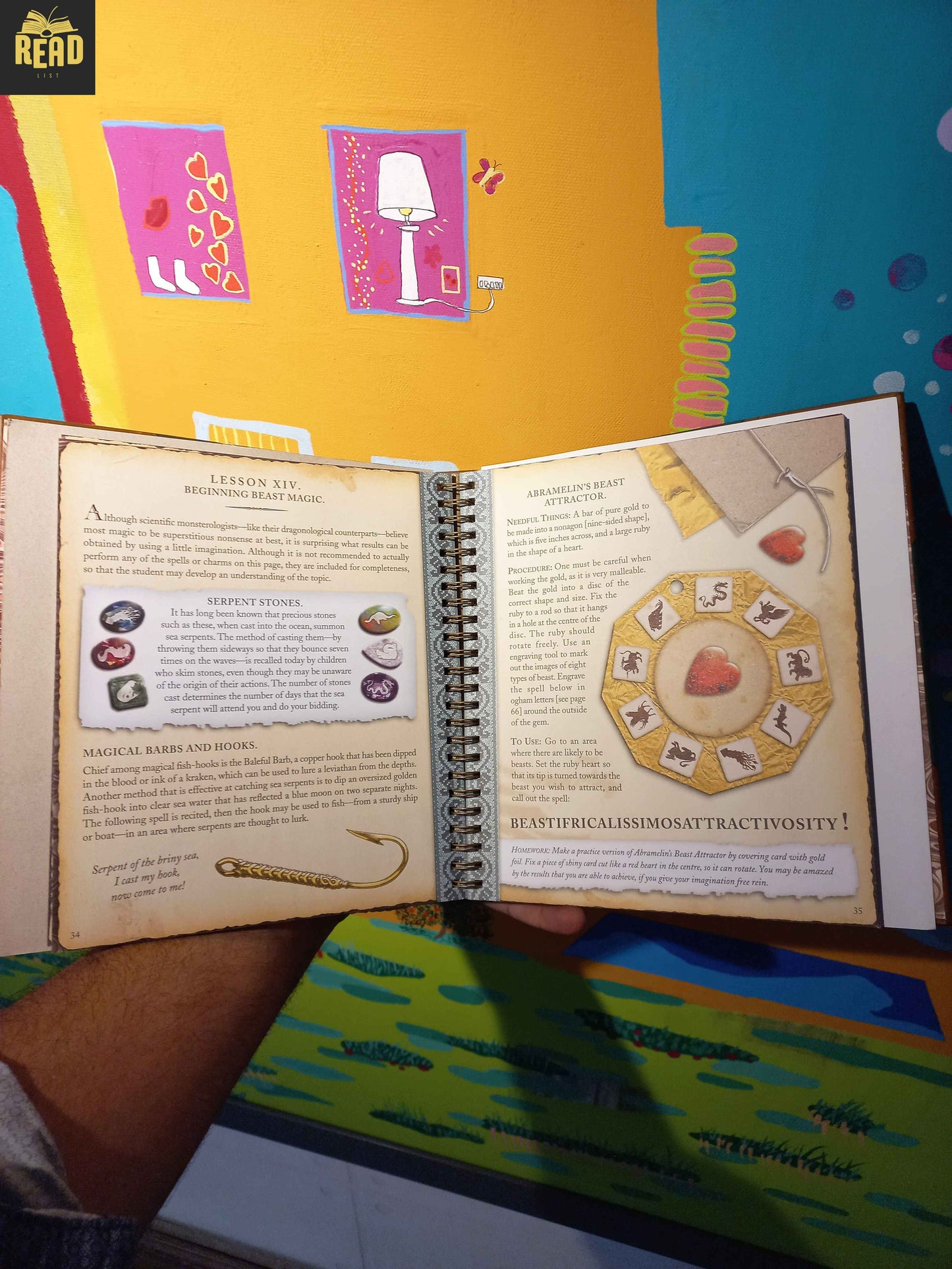 Working with Monsters A Course in Monsterology illustrated inside pages