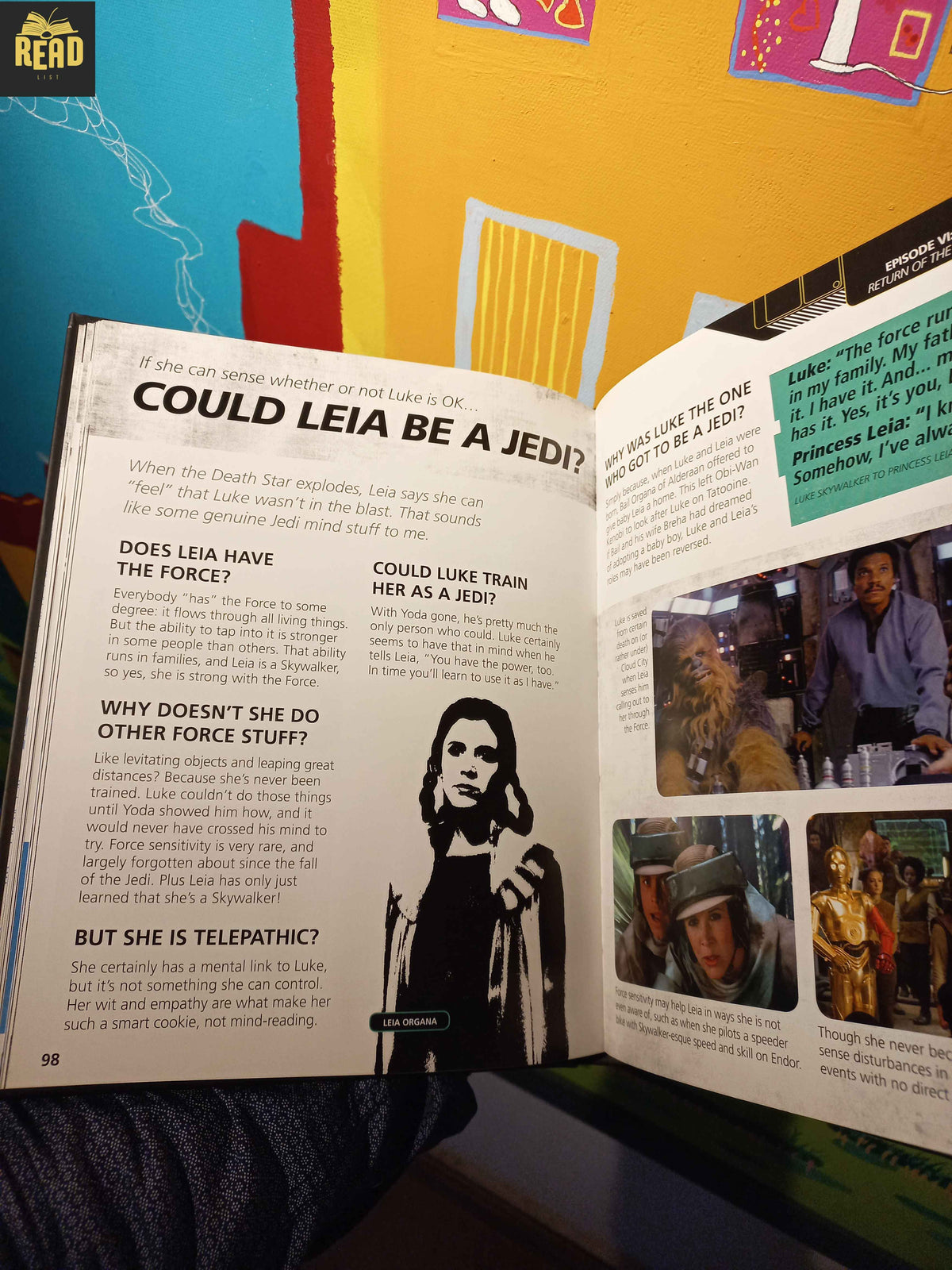 Star Wars Made Easy by DK illustrated inside pages featuring Star Wars characters