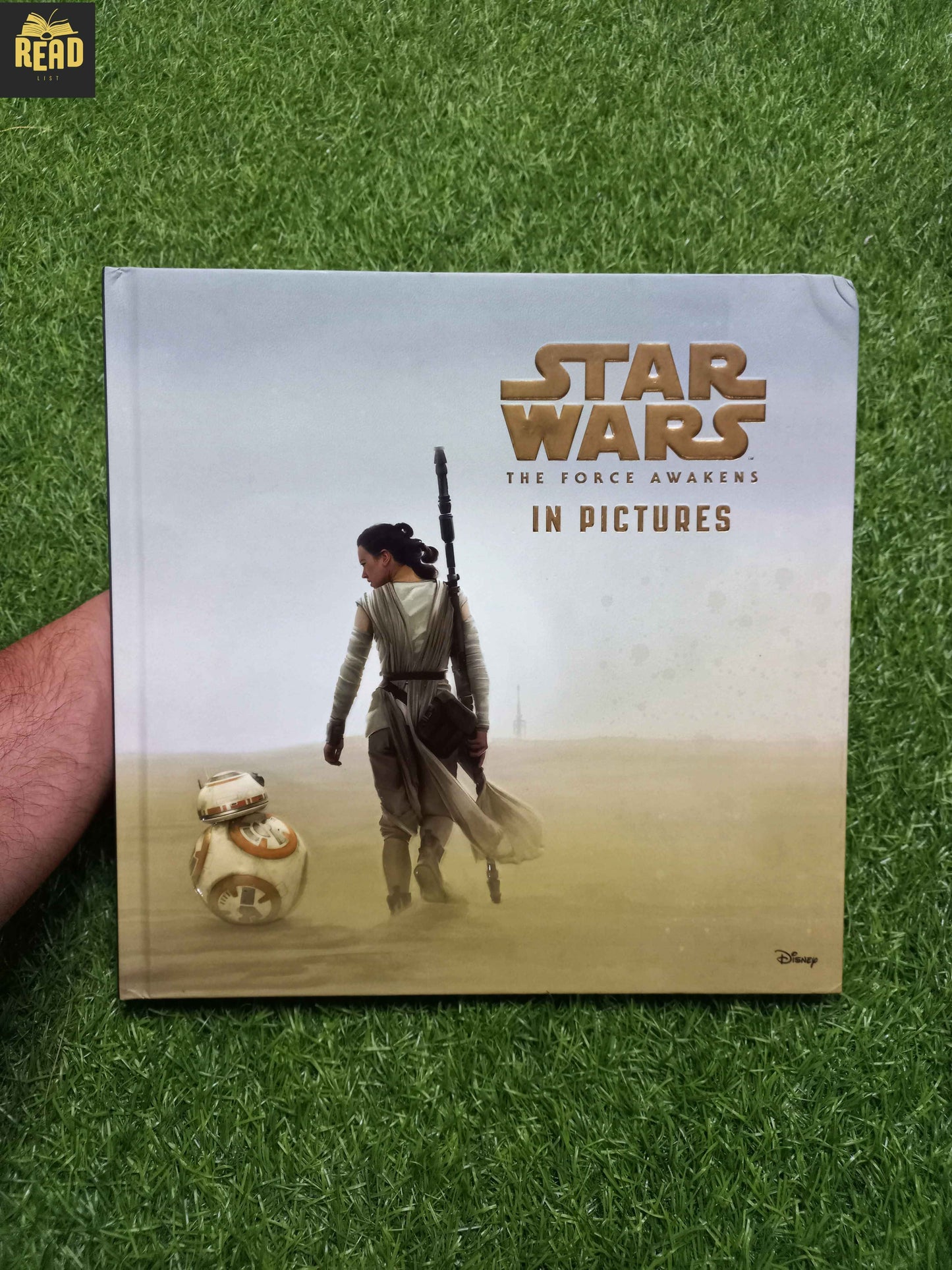 Star Wars The Force Awakens in Pictures Disney book cover