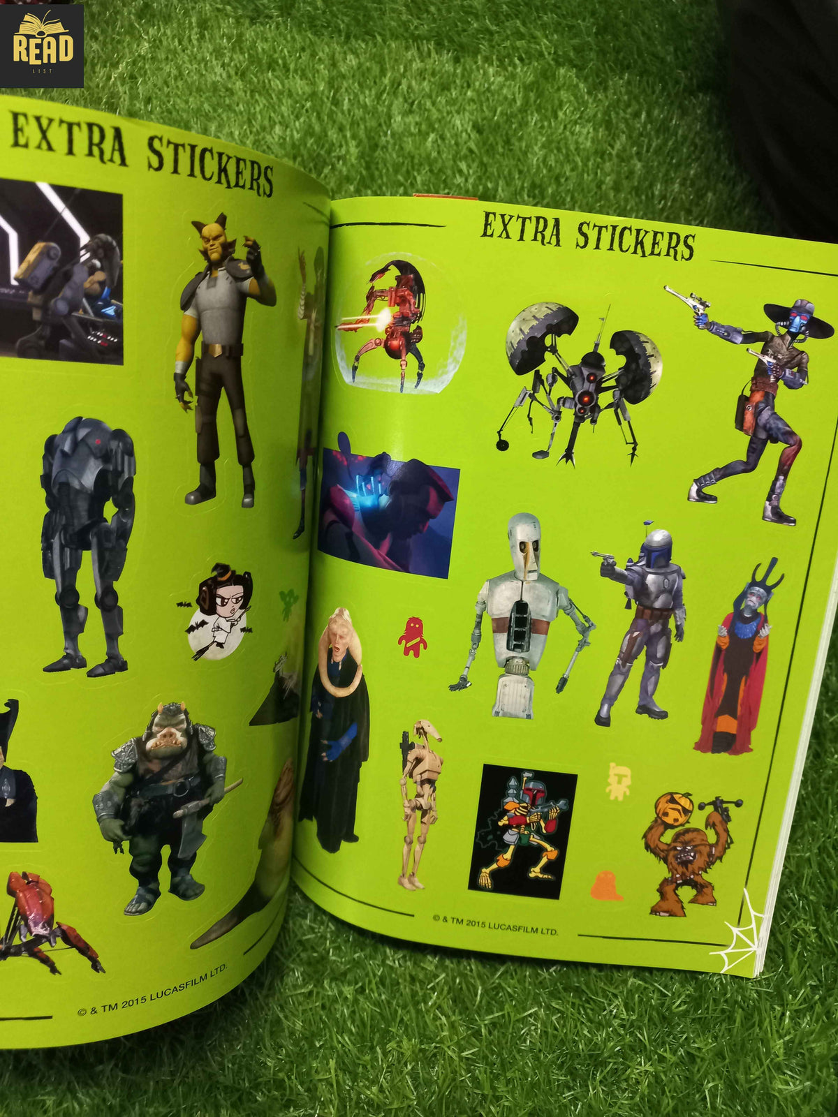 Star Wars Villains DK sticker book with Star Wars character stickers