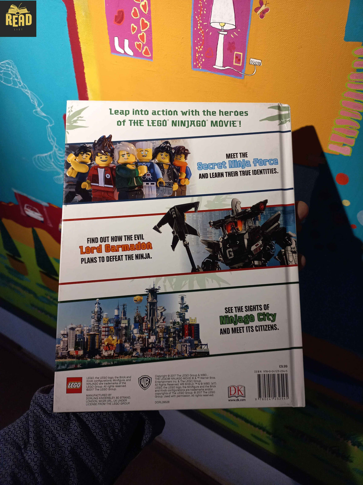 LEGO NINJAGO Movie The Essential Guide DK book back cover