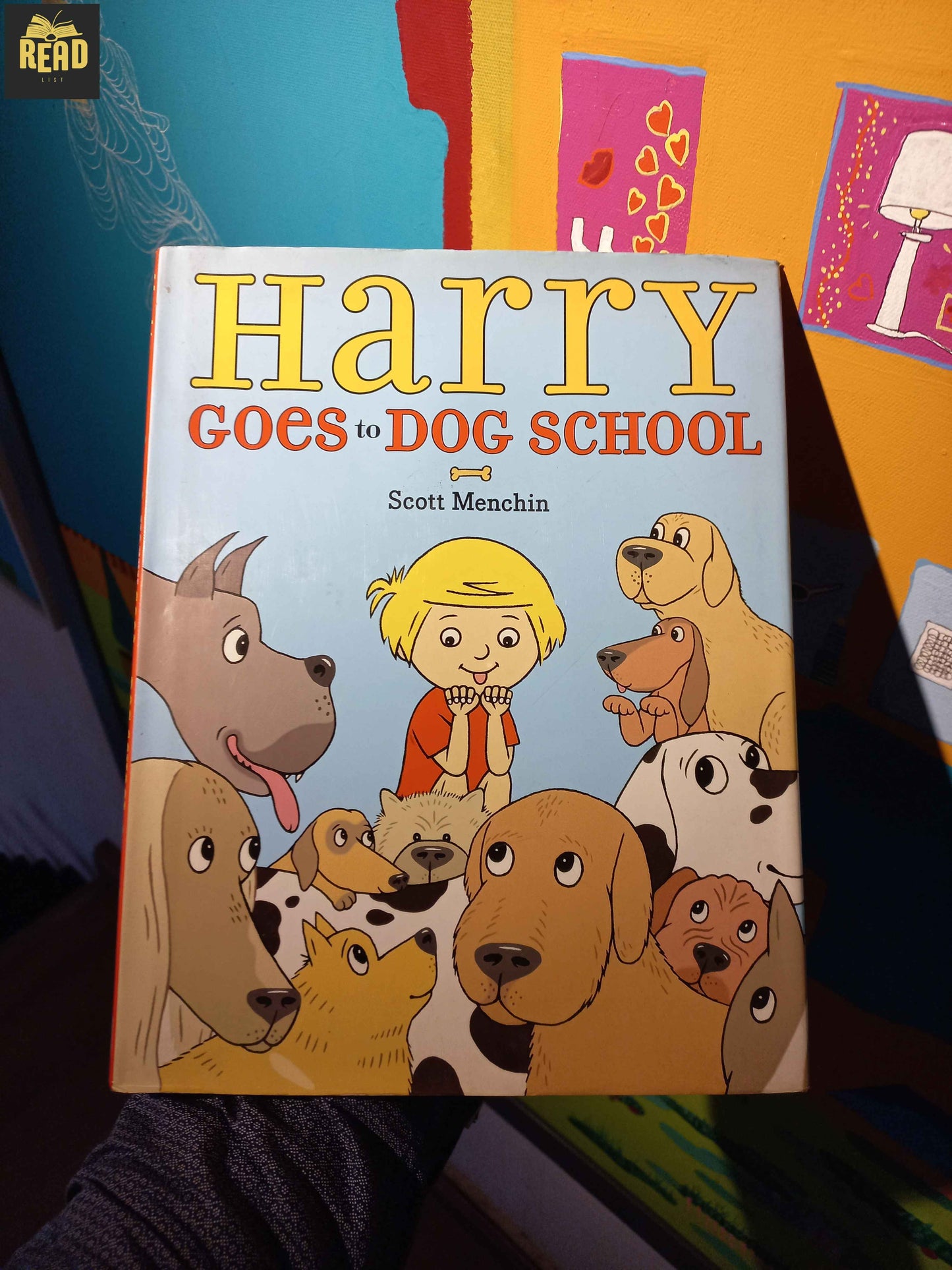 Harry Goes to Dog School by Scott Menchin children's book cover