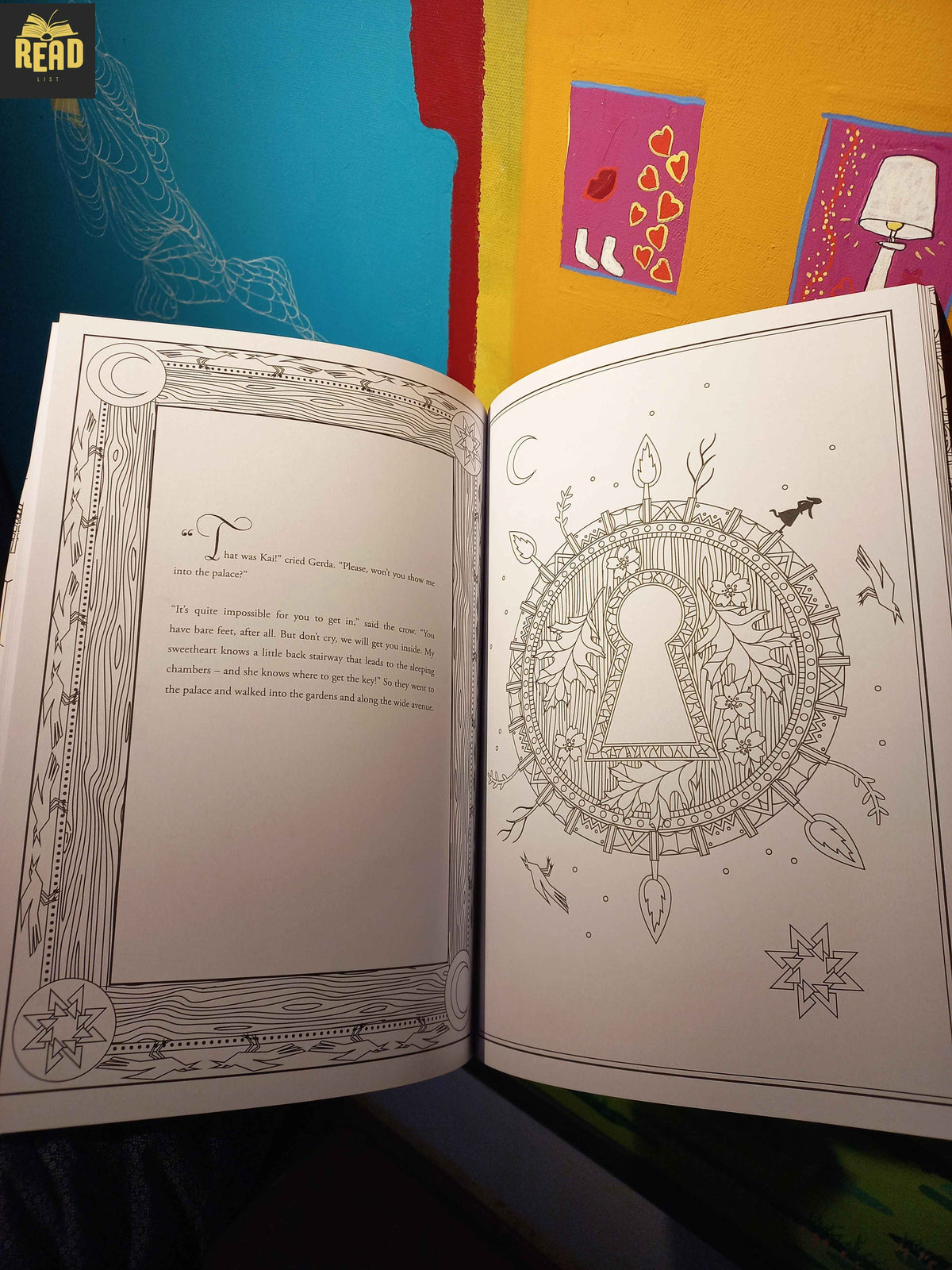 The Snow Queen Colouring Book illustrated colouring pages by Helen Crawford-White