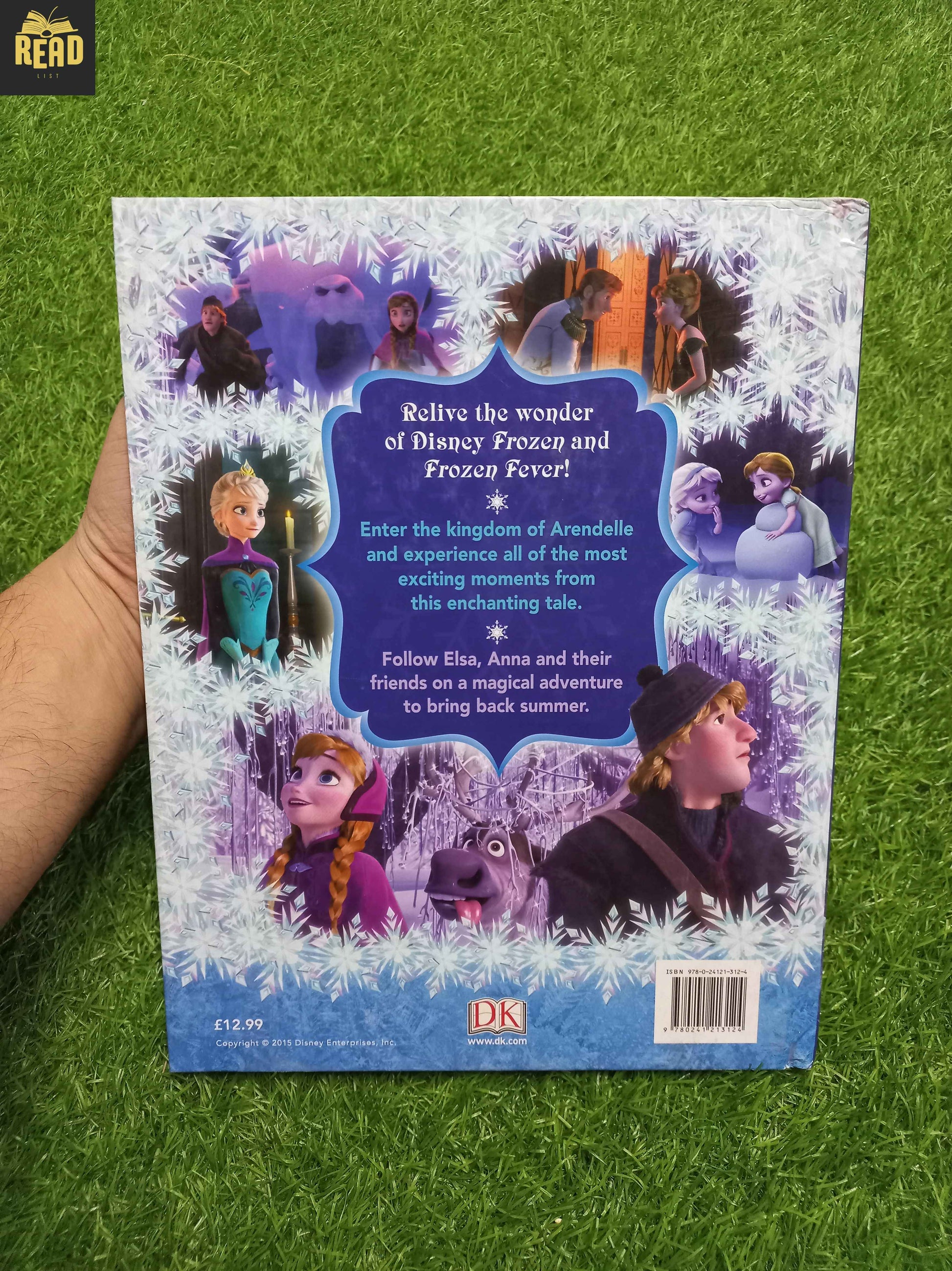 Disney Frozen The Enchanted Guide DK book back cover