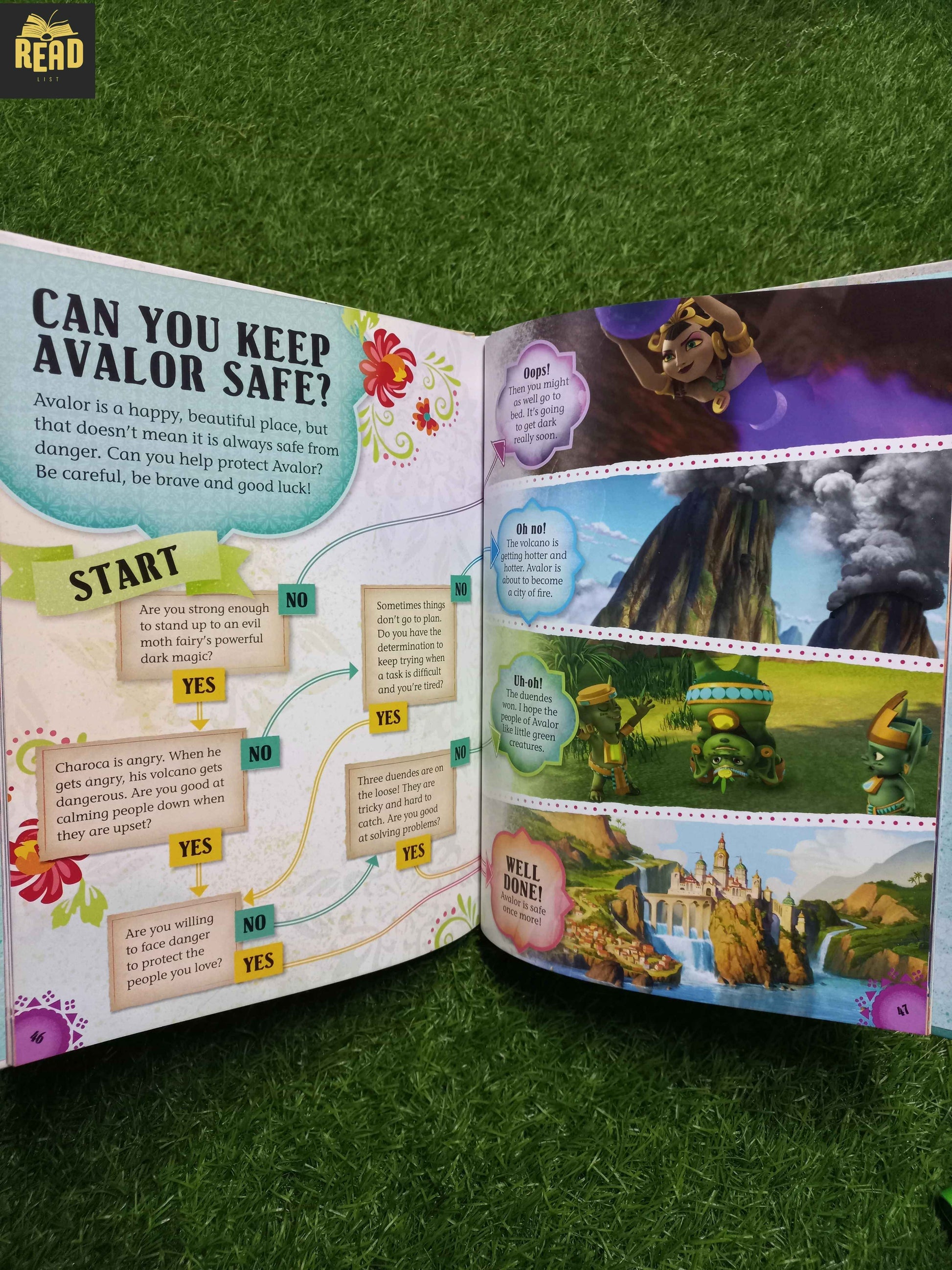 Disney Elena of Avalor The Essential Guide illustrated inside pages