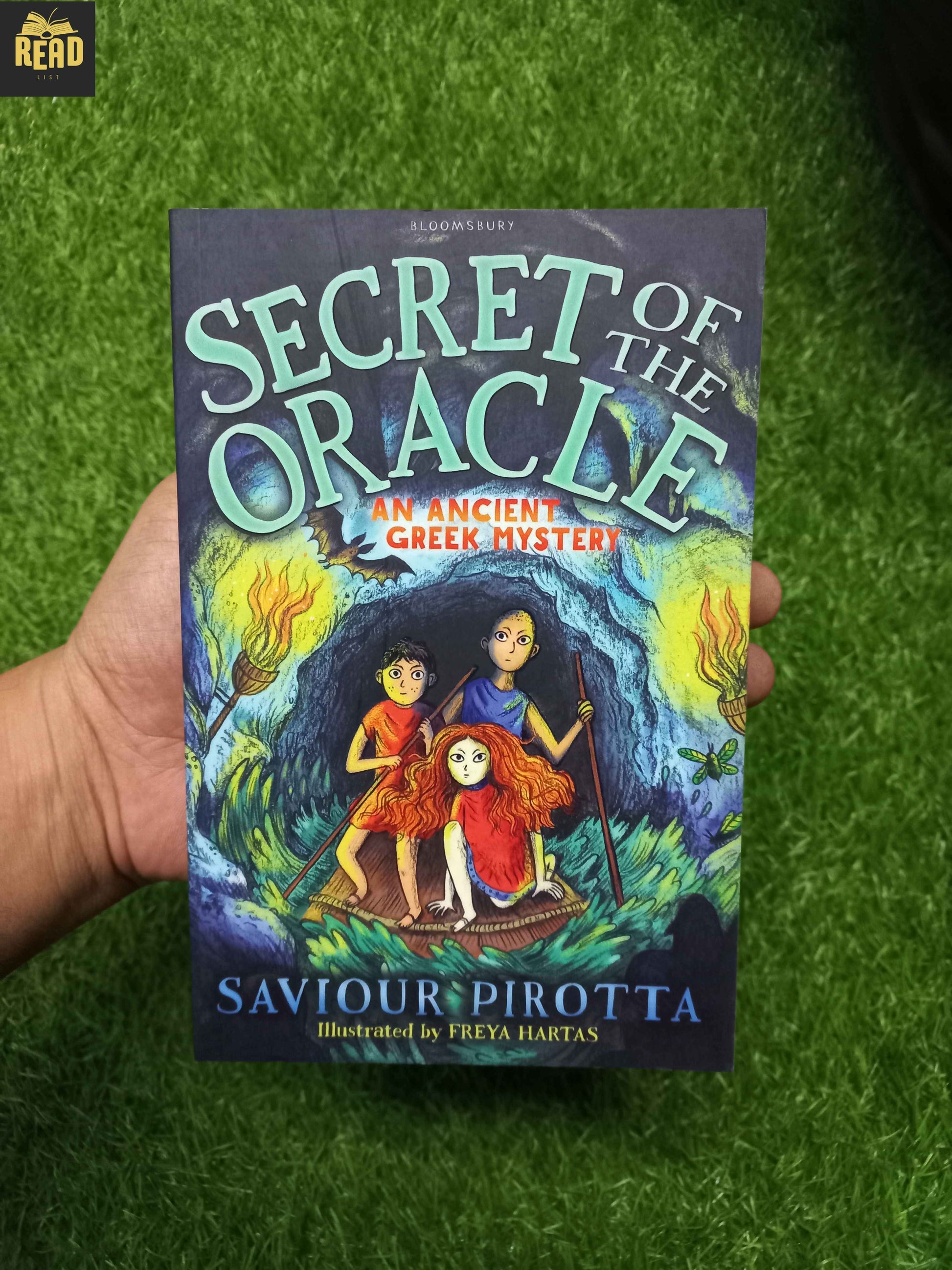 Secret of the Oracle An Ancient Greek Mystery by Saviour Pirotta book cover