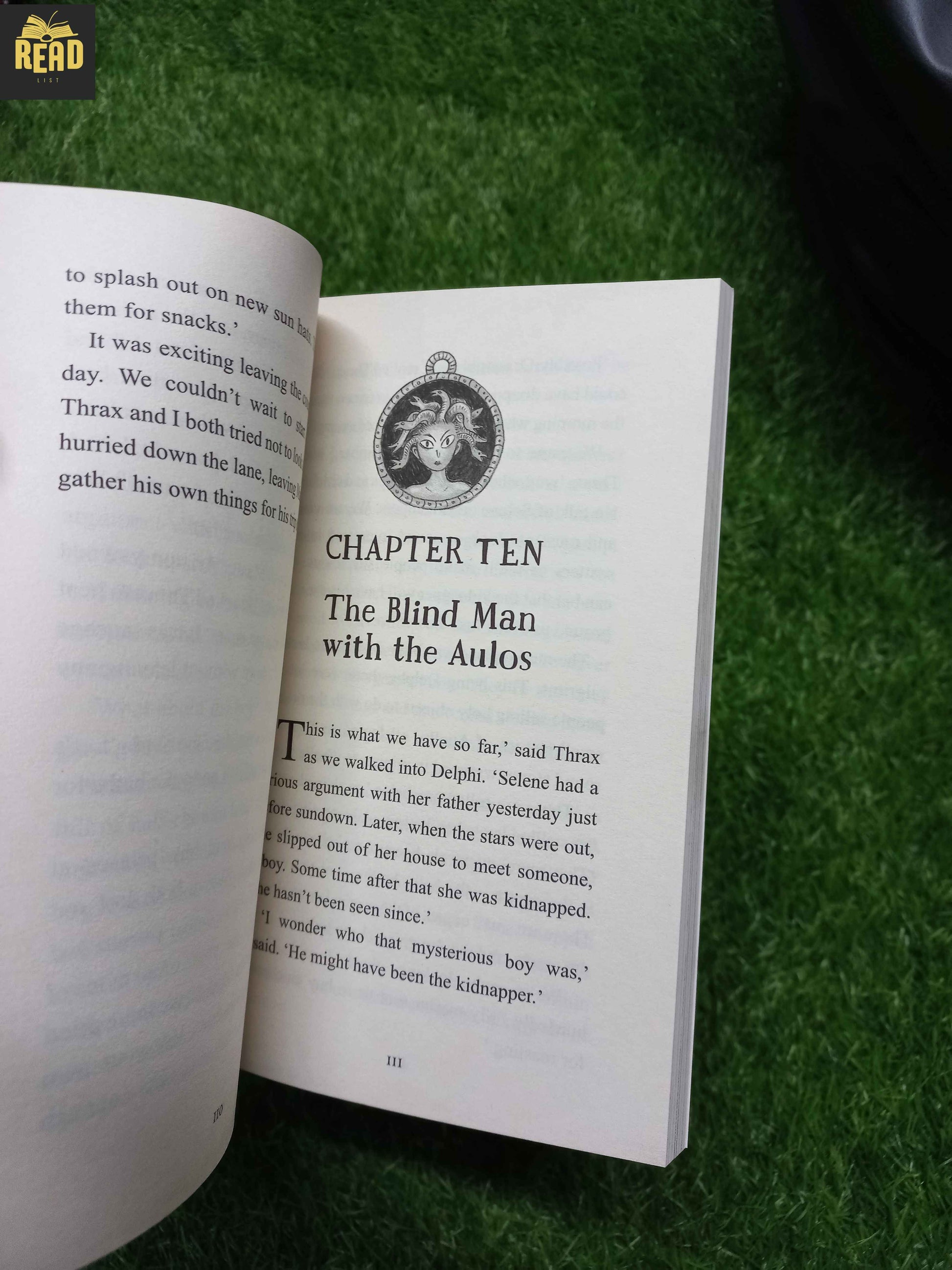 Secret of the Oracle illustrated inside page by Freya Hartas
