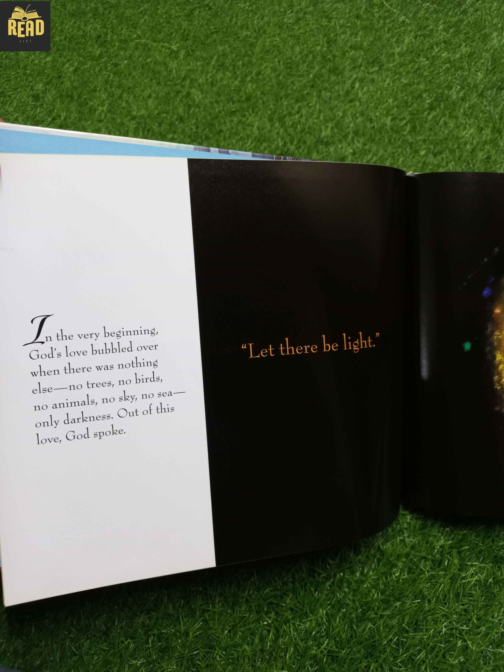 Let There Be Light illustrated children's book inside page by Nancy Tillman
